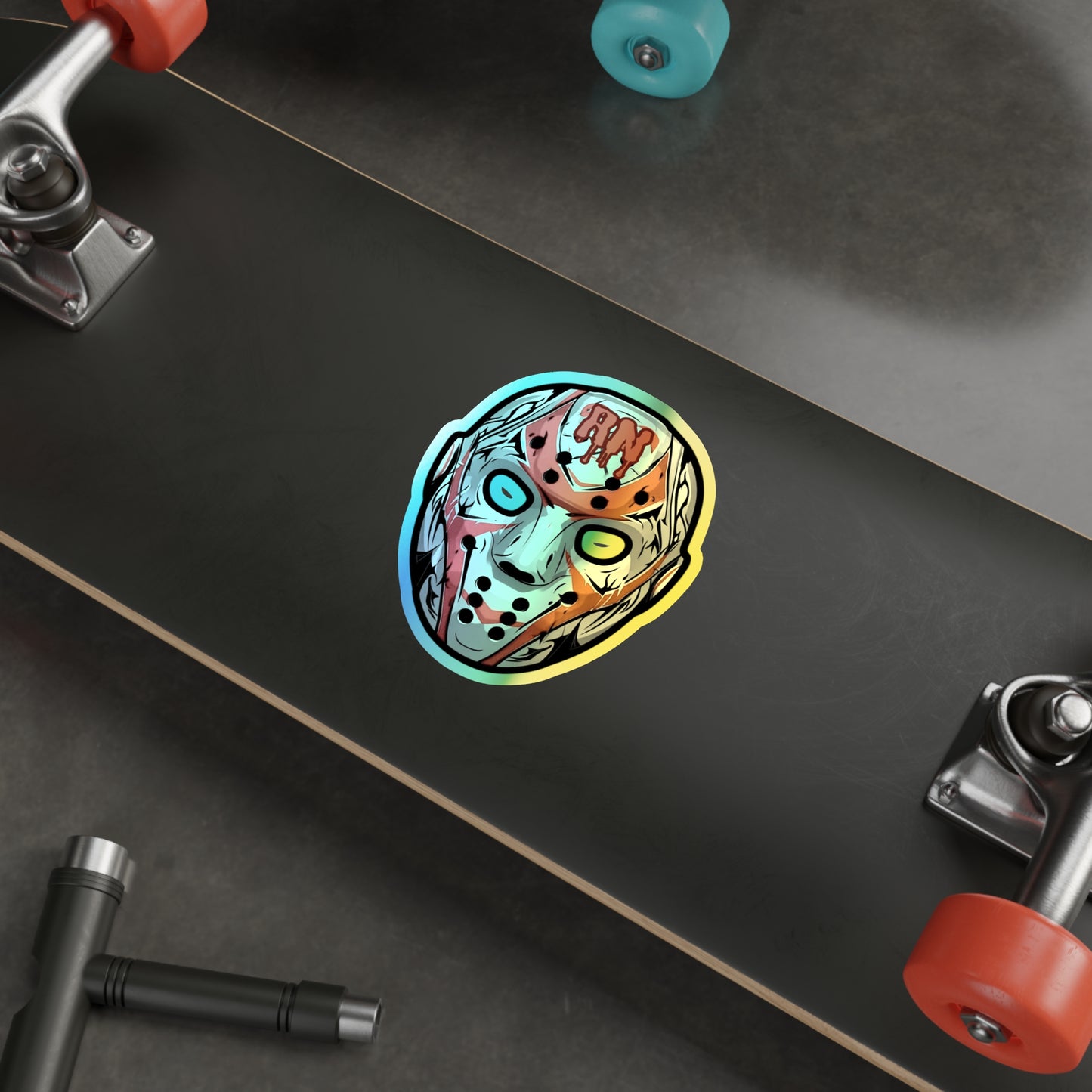 RN Friday the 13th Holographic Die-cut Stickers