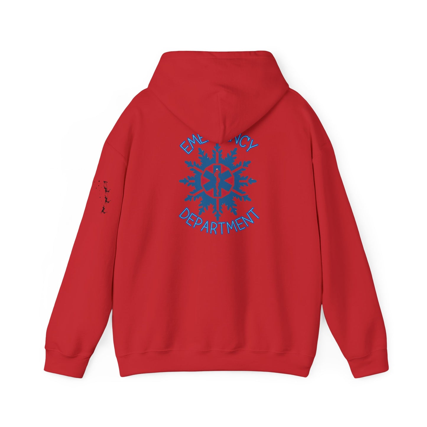 Holiday snowflake emergency department Unisex Heavy Blend™ Hooded Sweatshirt
