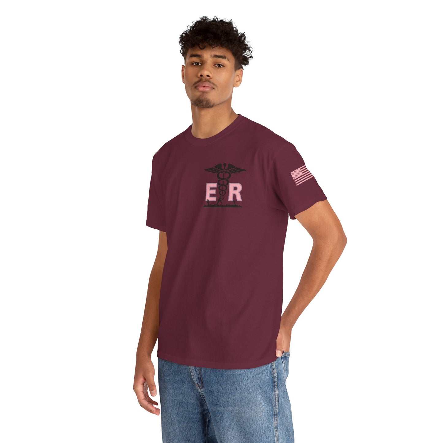 ER Halloween strawberry moon Night of the Living Dead t shirt Unisex Heavy Cotton Tee