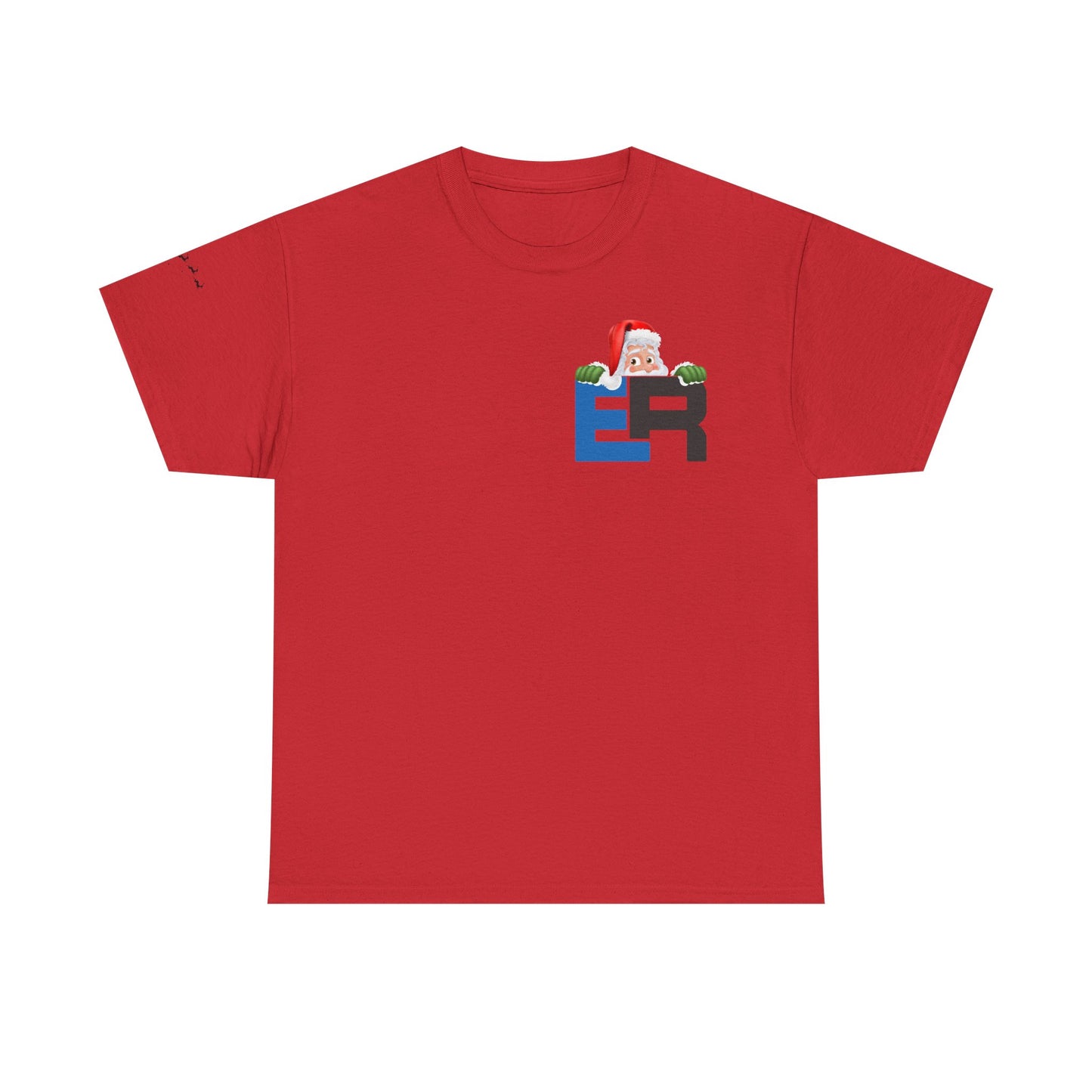 Emergency Room Christmas Unisex Tee - Santa Snowflakes Holiday Cheer Shirt, ER Nurse Doctor Gift, Xmas Medical Staff Apparel, Holiday Season