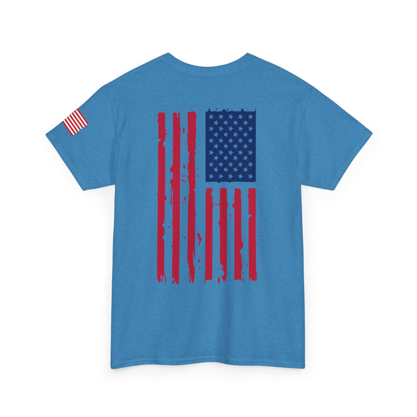 Patriotic ER t shirt gift for emergency department workers American flag star of life t-shirt Unisex Heavy Cotton Tee