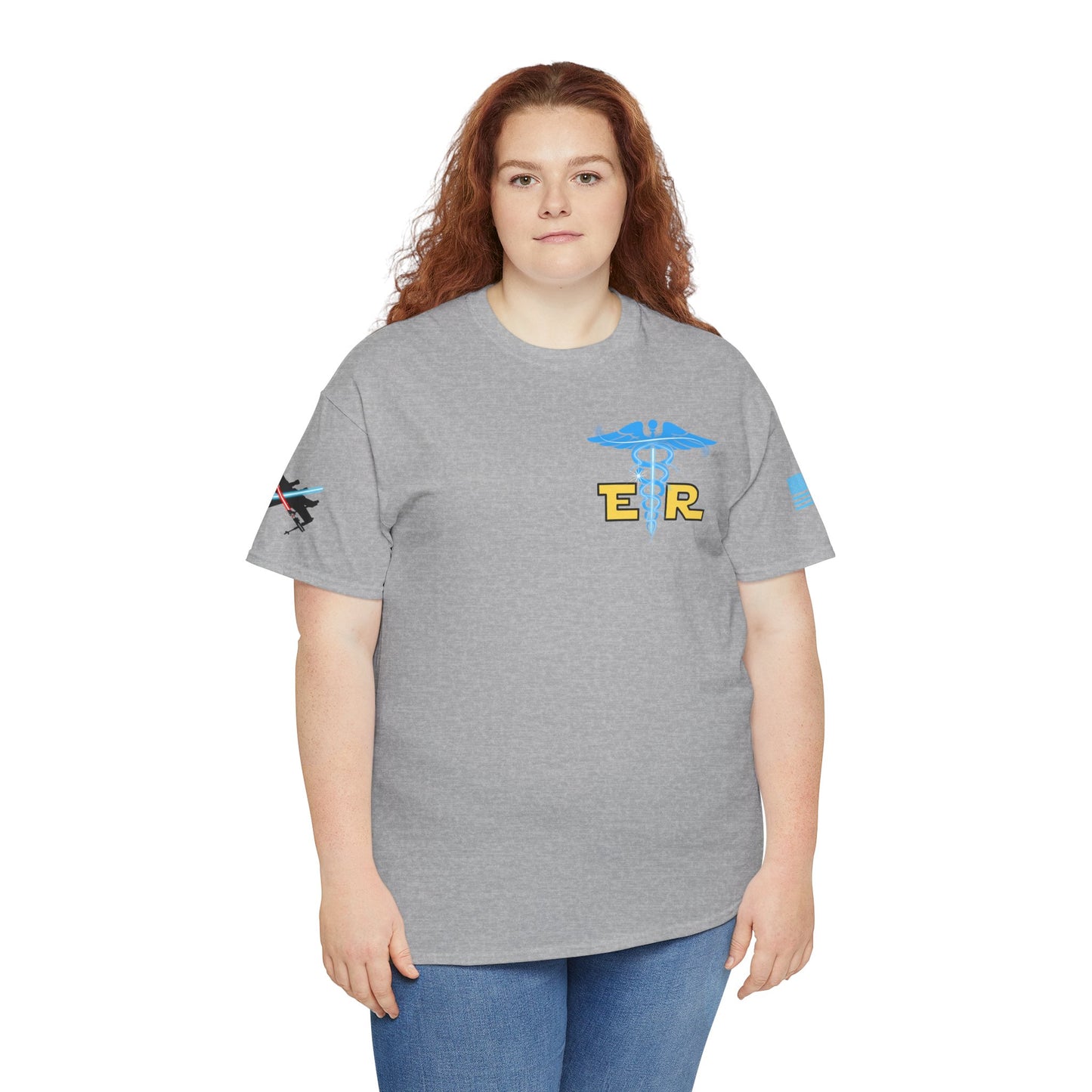 Feel the force galactic Unisex Heavy Cotton Tee