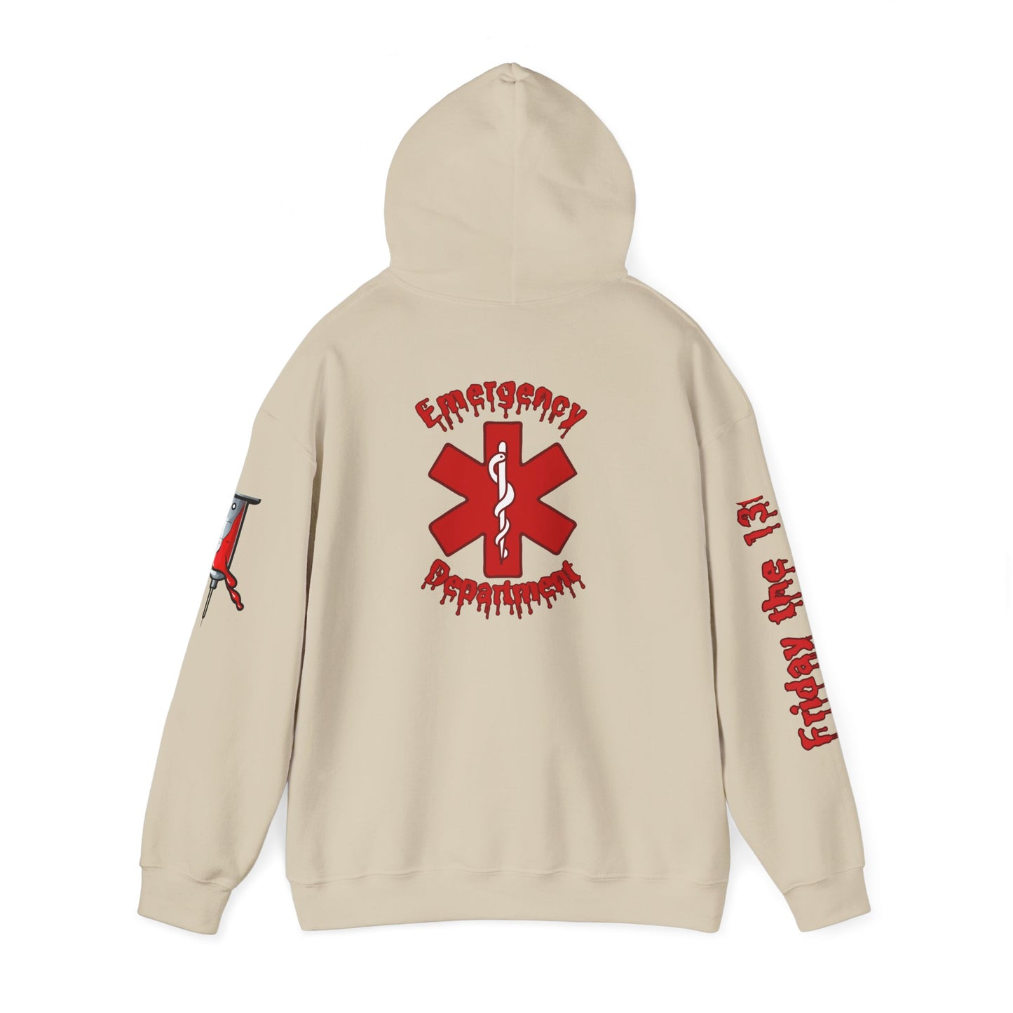 Emergency department RN gift Halloween hoodie Friday the 13th ER RN Hoodie Jason hockey mask