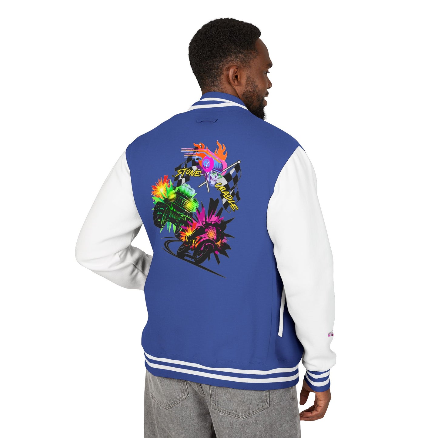 Unisex Heavyweight Letterman Jacket (Stone Cradle)