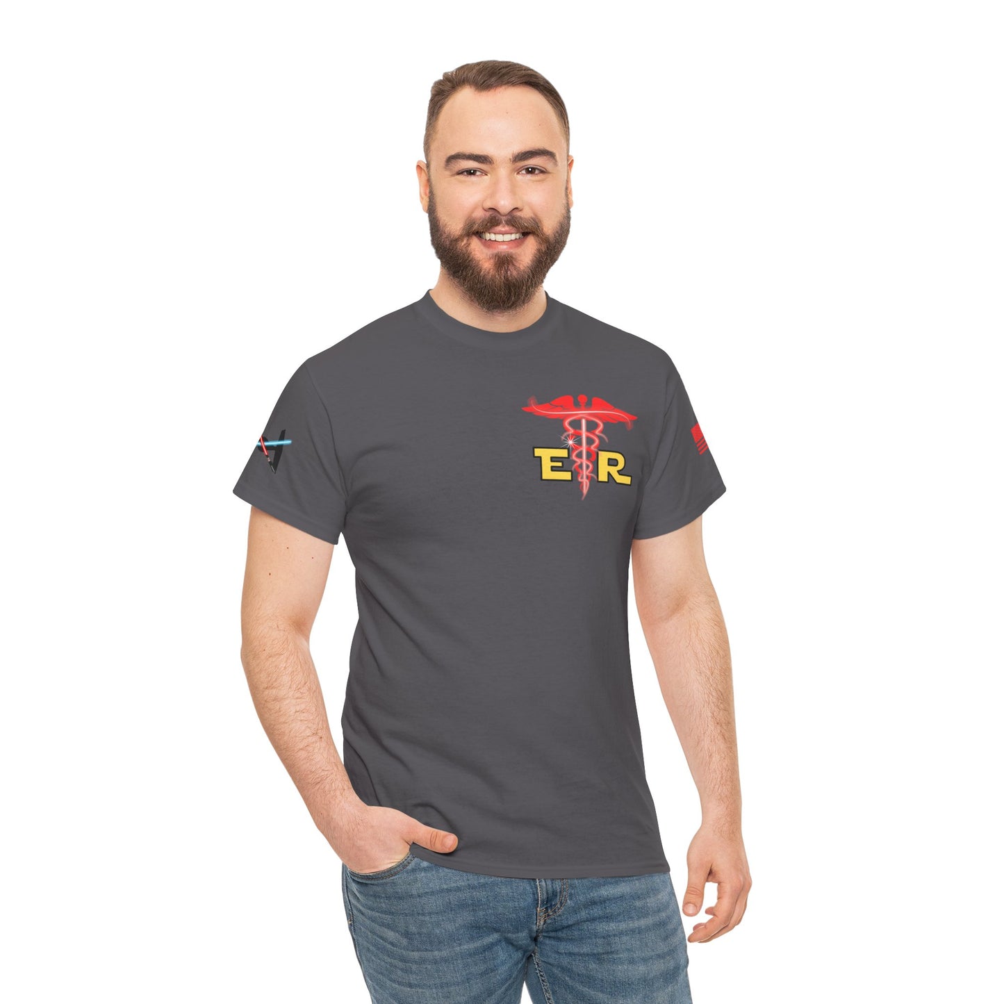 Embrace the dark side galactic Unisex Heavy Cotton Tee