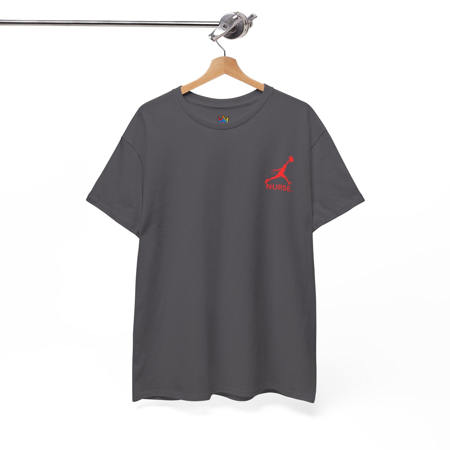 Nursing jumpman t shirt gift nurses week sporty nurse gift Unisex Heavy Cotton Tee