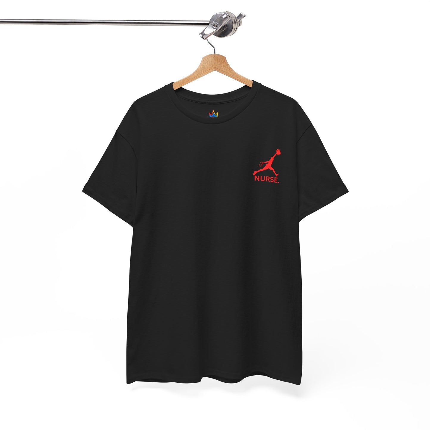 Nursing jumpman t shirt gift nurses week sporty nurse gift Unisex Heavy Cotton Tee