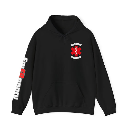 Emergency Department hoodie dumpster fire humor