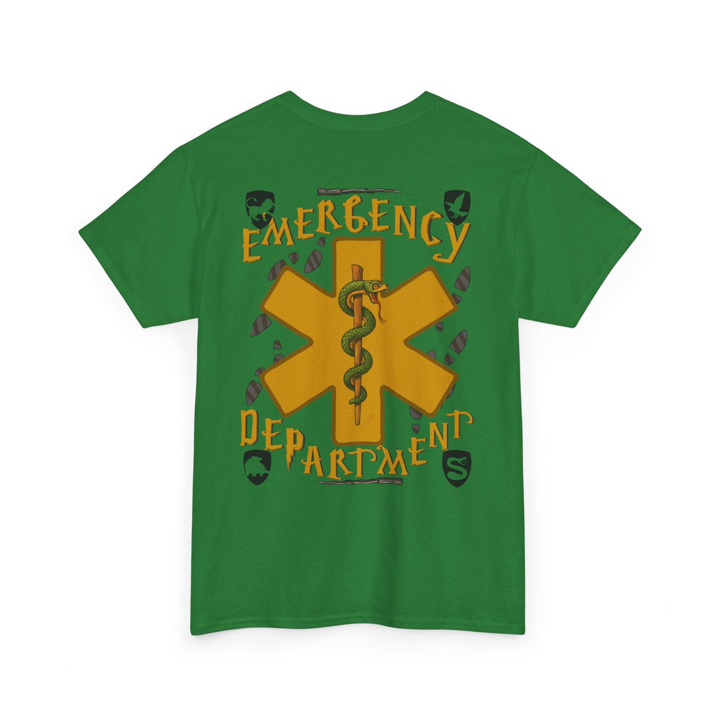 Slyther Scrubs – Emergency Department Elite Tee Emergency Department Crew Tee potter loving healthcare emergency department Unisex Heavy Cotton Tee