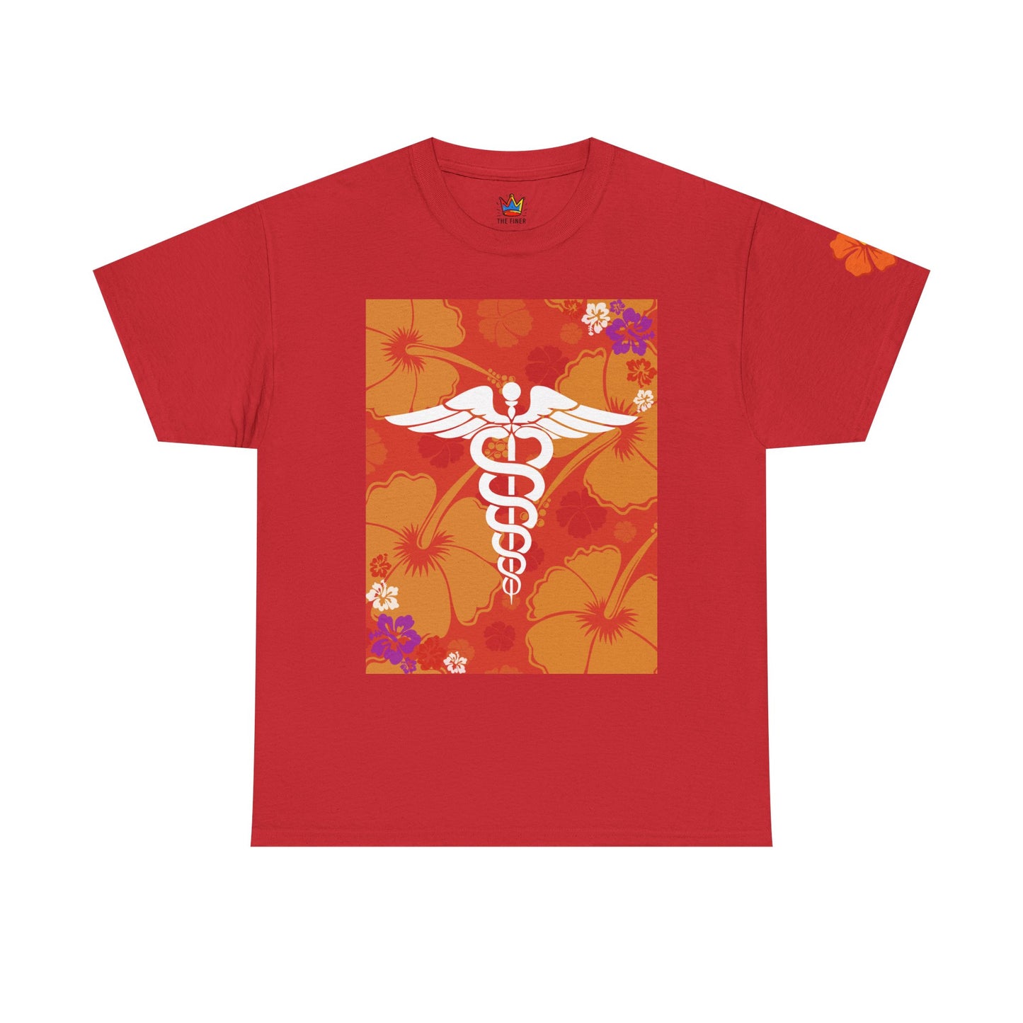 Hawaiian healthcare worker t shirt summer gift for healthcare heroes Unisex Heavy Cotton Tee