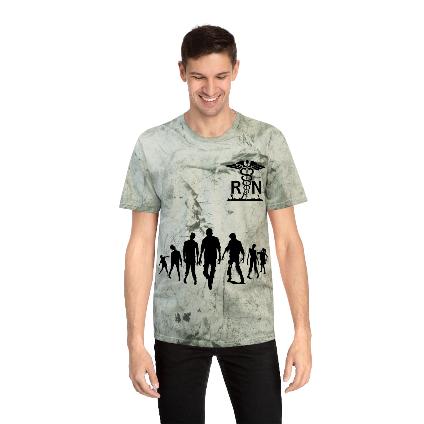 Night of the undead full blood moon zombie horde RN comfort colors Unisex Color Blast T-Shirt