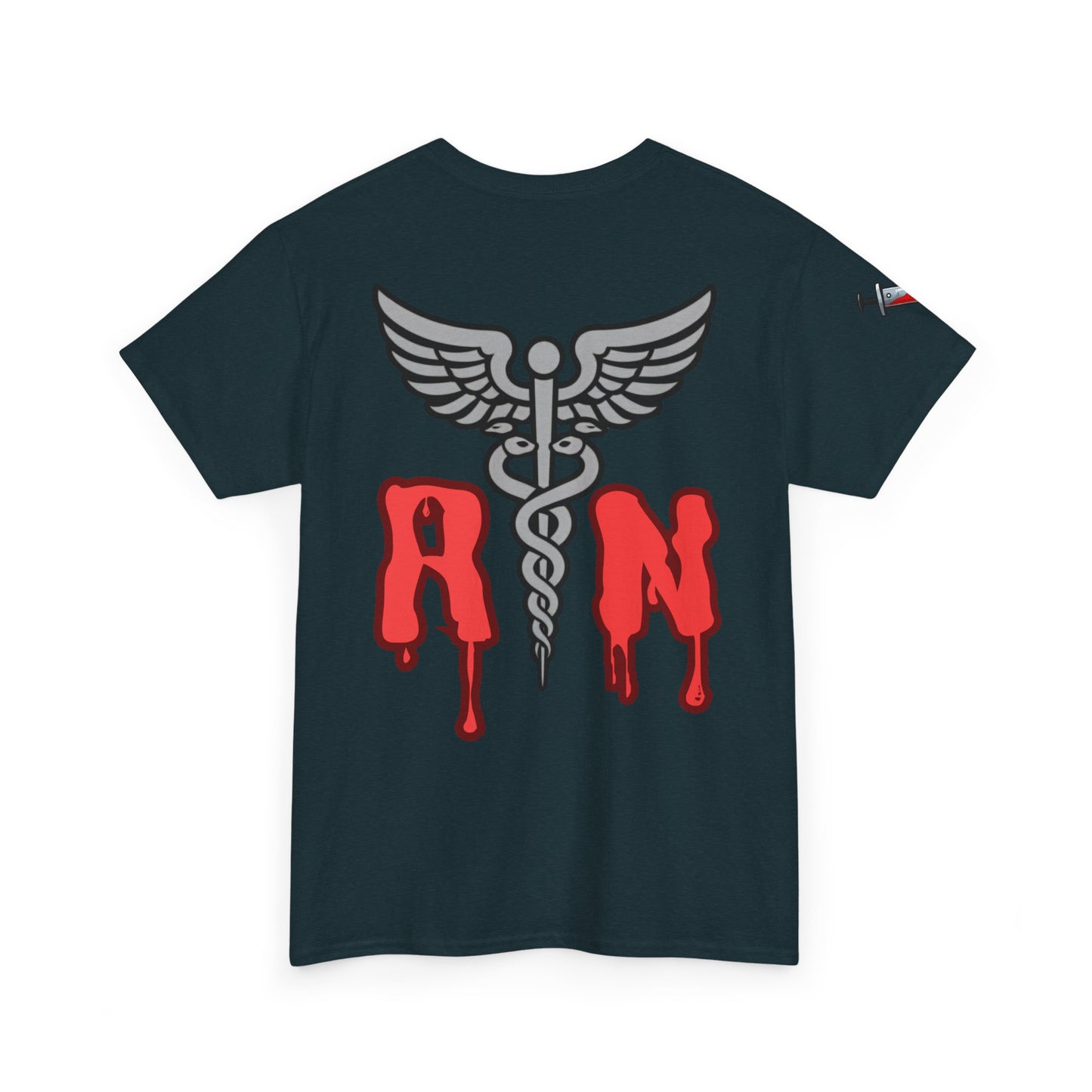 Nursing Halloween t shirt gift Friday the 13th RN T-shirt Jacob hockey mask with spooky RN emblem