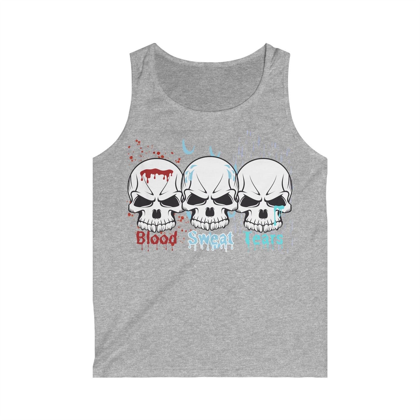 Men's gym gear blood sweat and tears Softstyle Tank Top