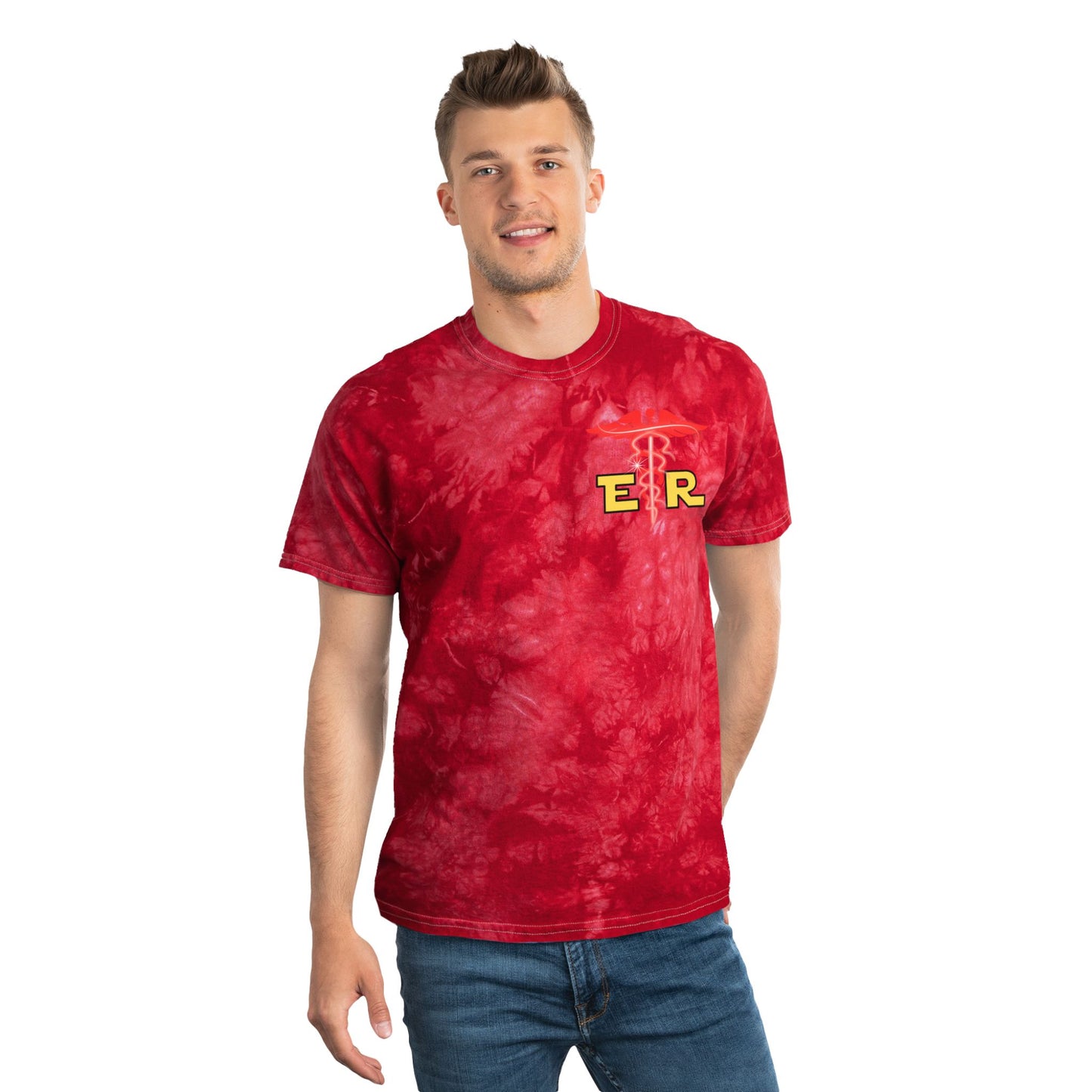 Embrace the dark side galactic Tie-Dye Tee, Crystal