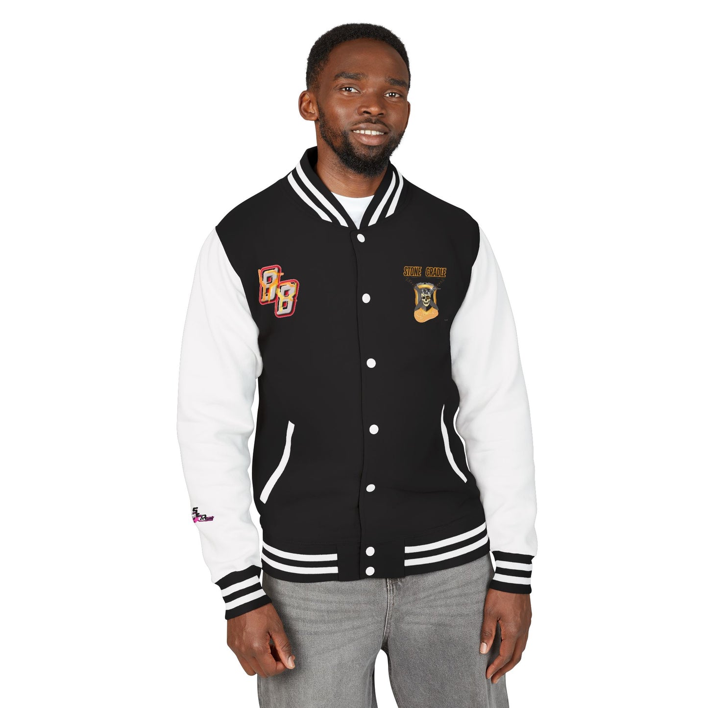 Unisex Heavyweight Letterman Jacket (Stone Cradle)