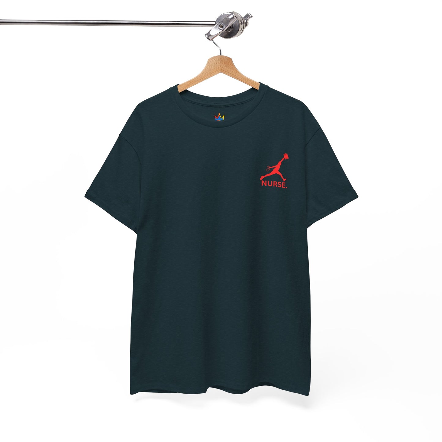 Nursing jumpman t shirt gift nurses week sporty nurse gift Unisex Heavy Cotton Tee