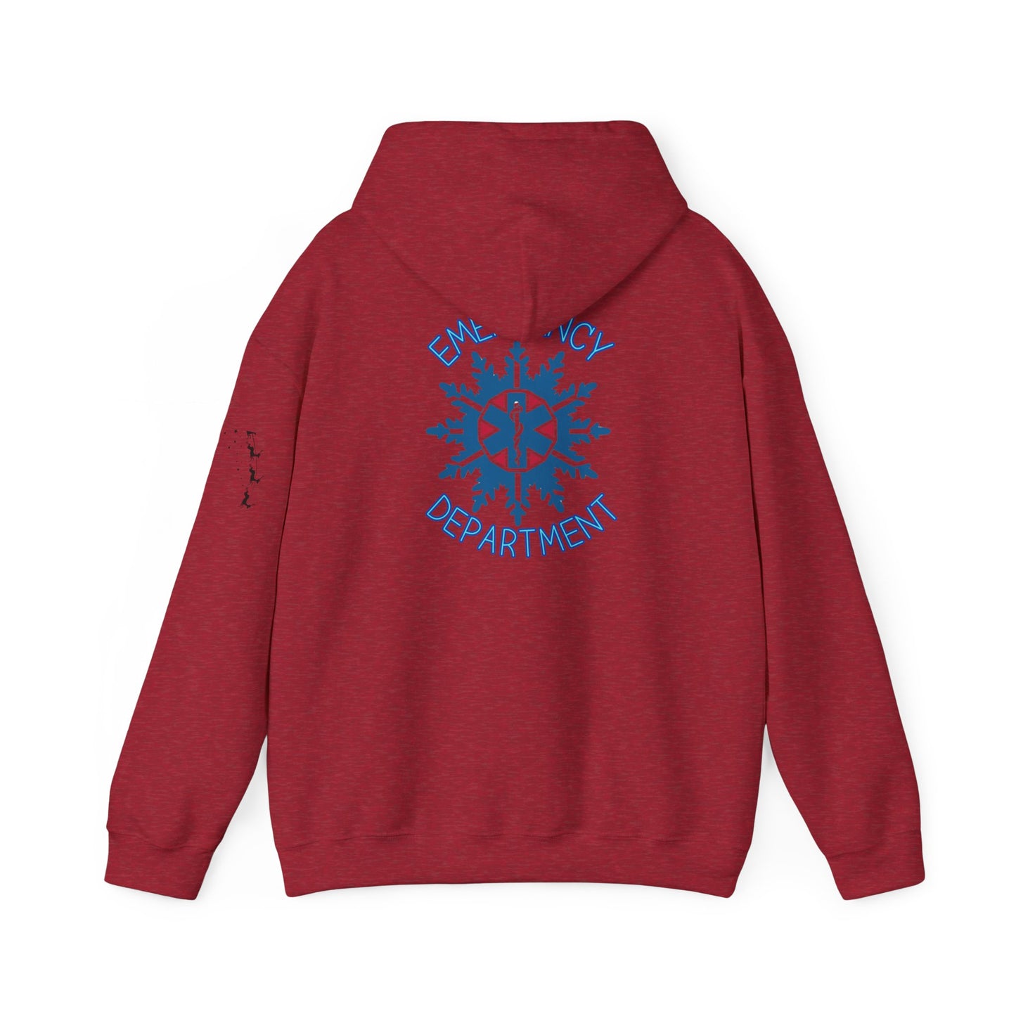 Holiday snowflake emergency department Unisex Heavy Blend™ Hooded Sweatshirt