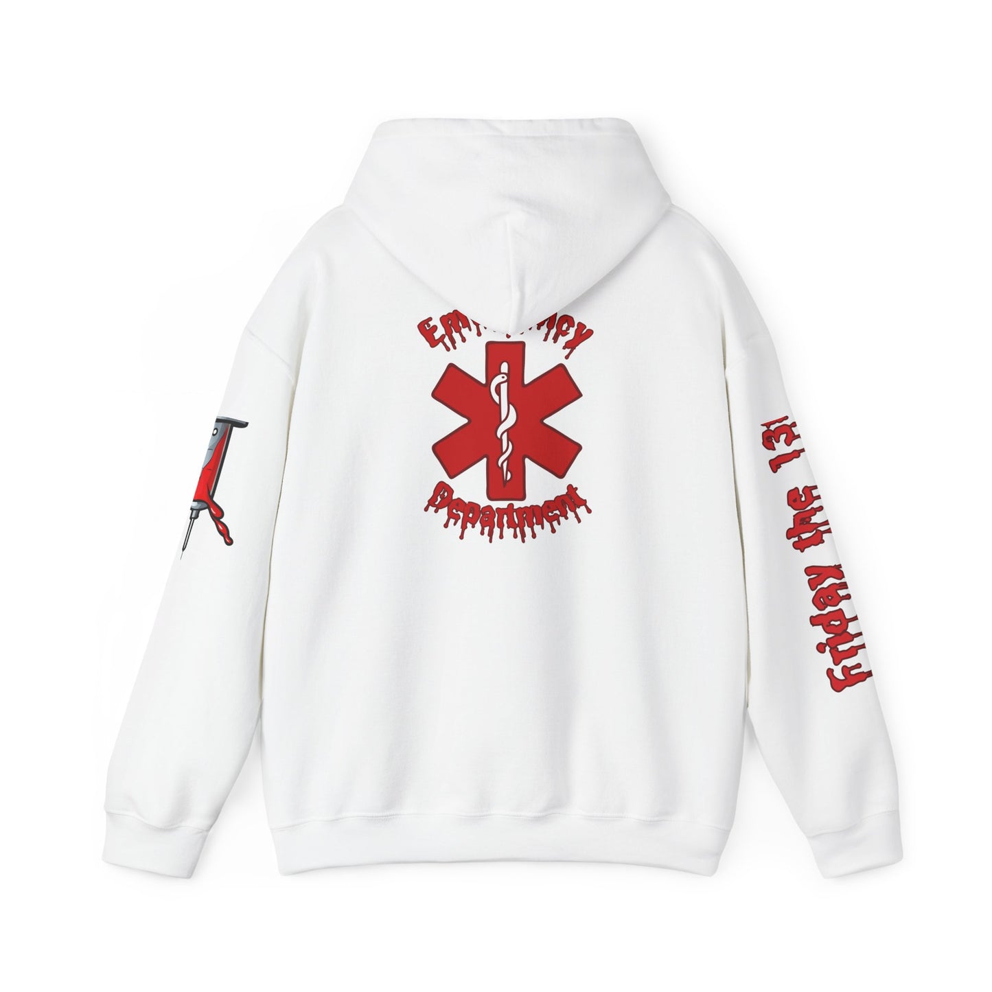 Emergency department RN gift Halloween hoodie Friday the 13th ER RN Hoodie Jason hockey mask