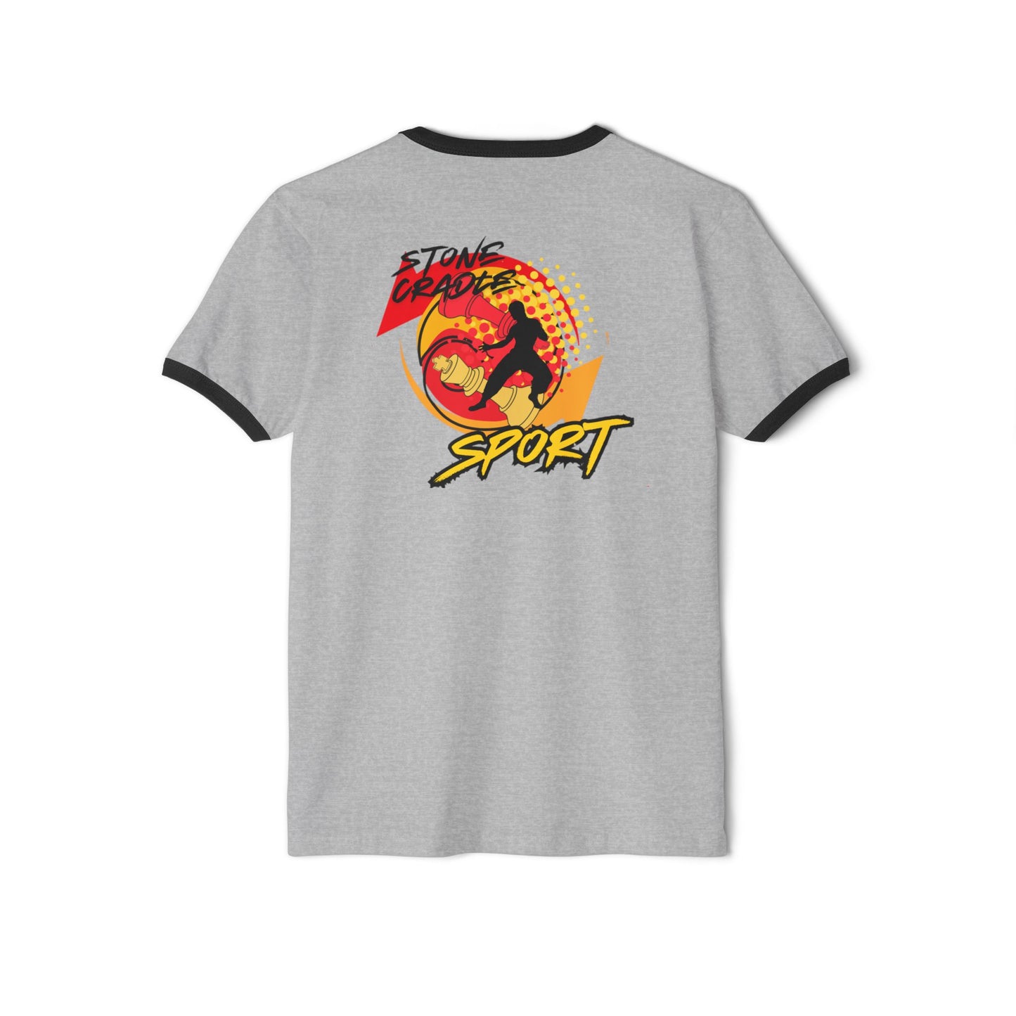 Unisex Cotton Ringer T-Shirt. stone cradle boxing