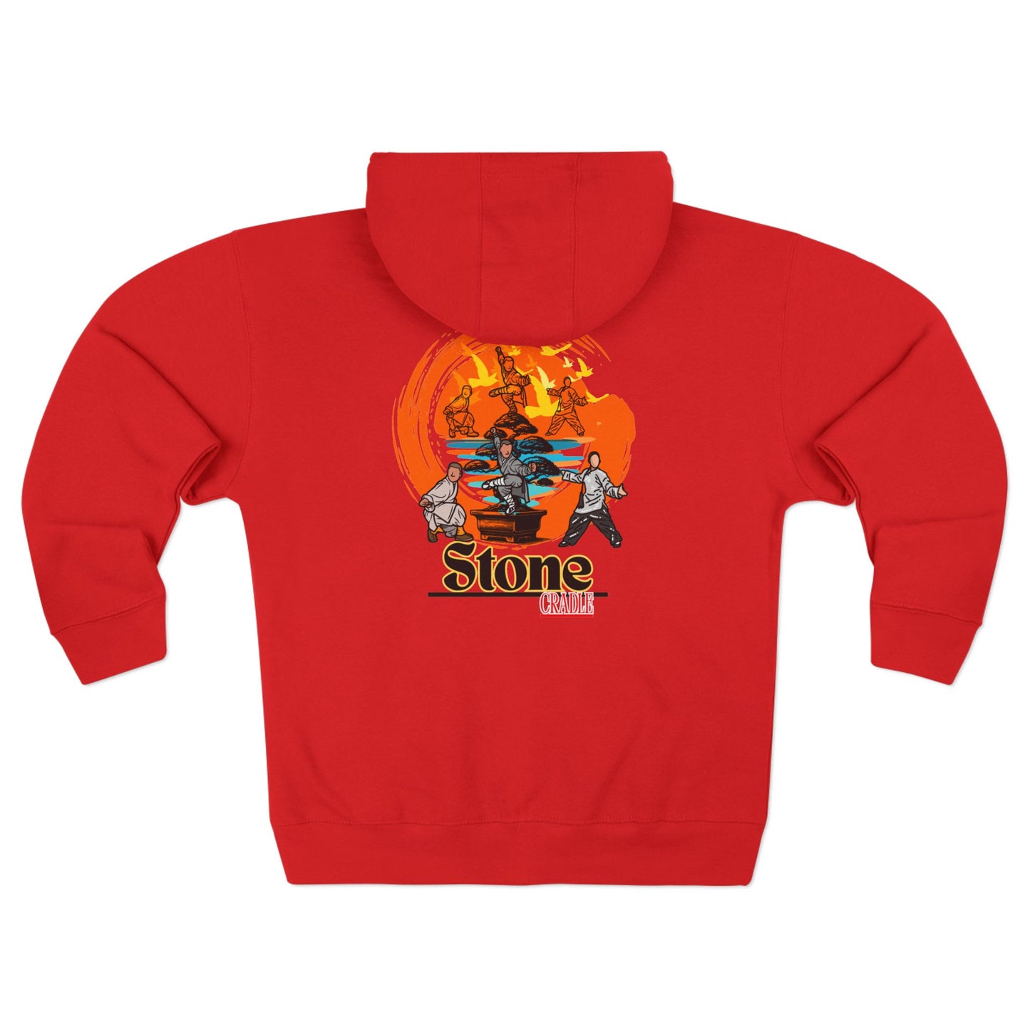 Zipper hoodie, (STONE CRADLE) boxing