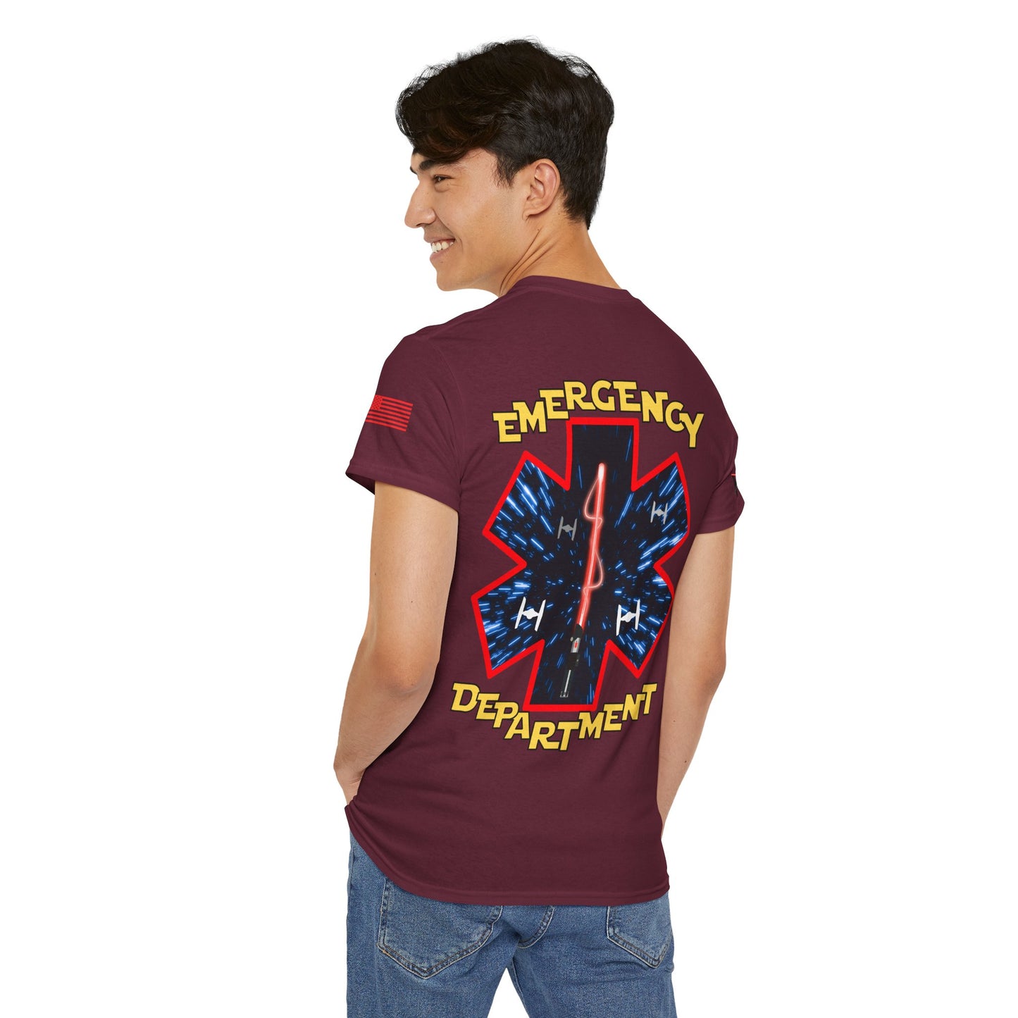 Embrace the dark side galactic Unisex Heavy Cotton Tee