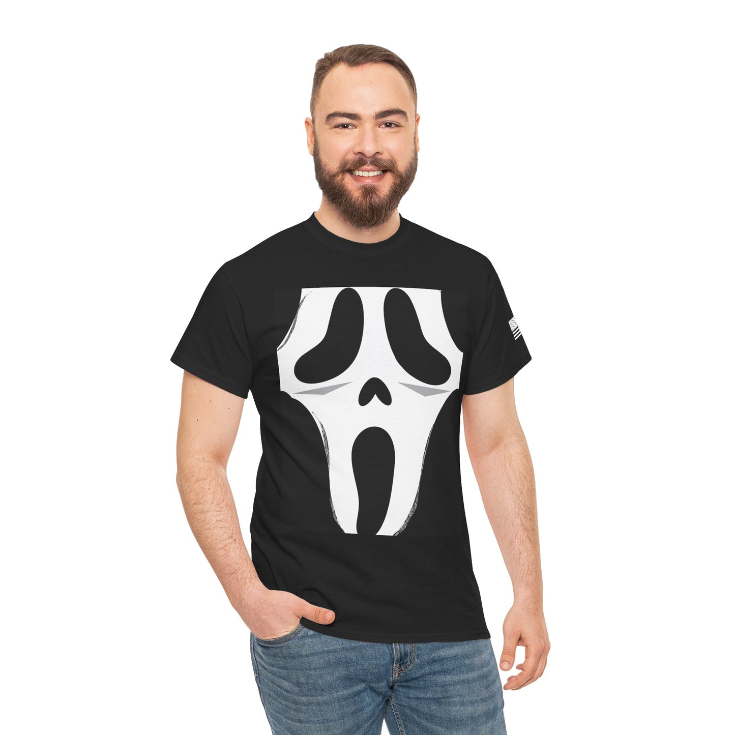 Emergency department ghostface themed ER halloween Unisex Heavy Cotton Tee