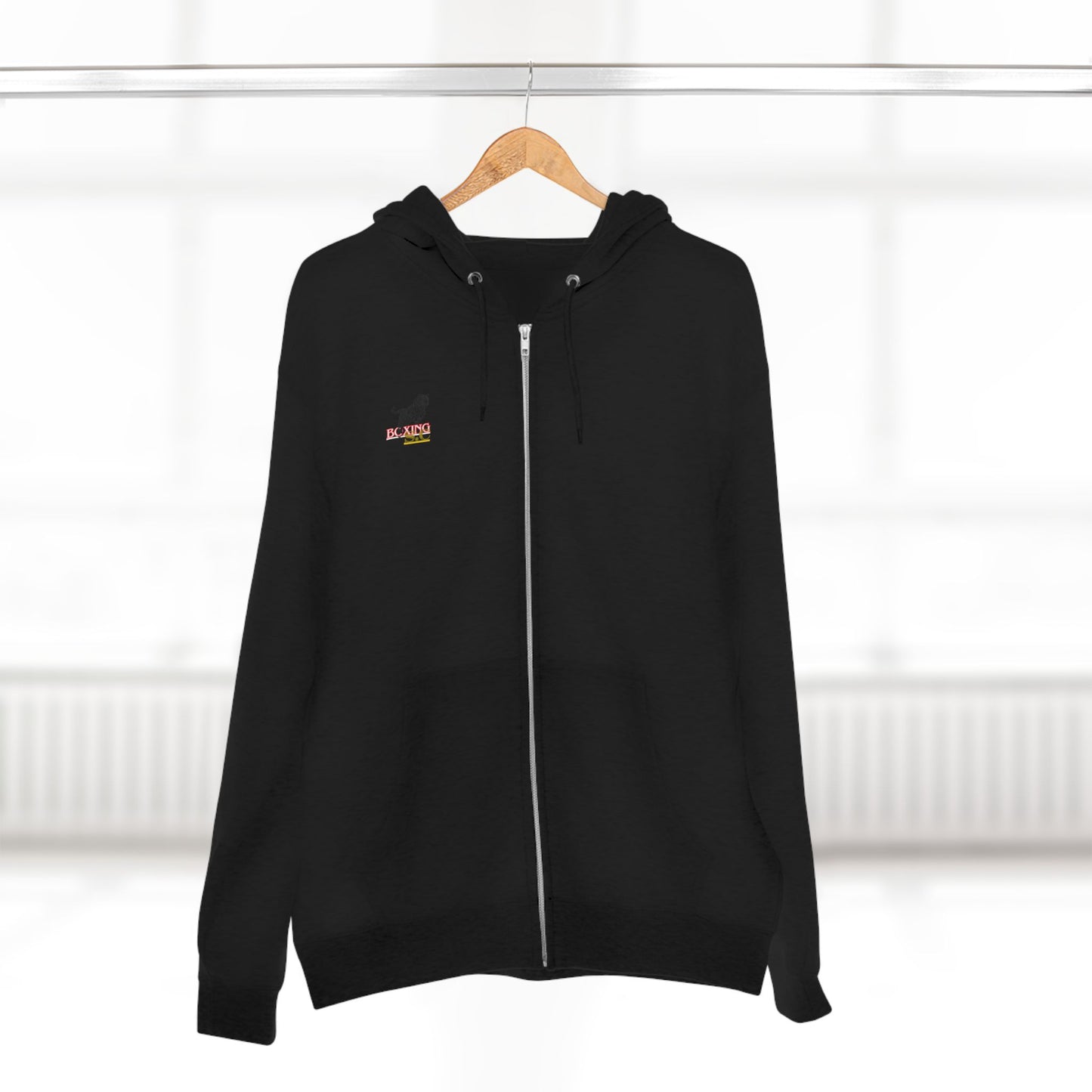 Zipper hoodie, (STONE CRADLE) boxing