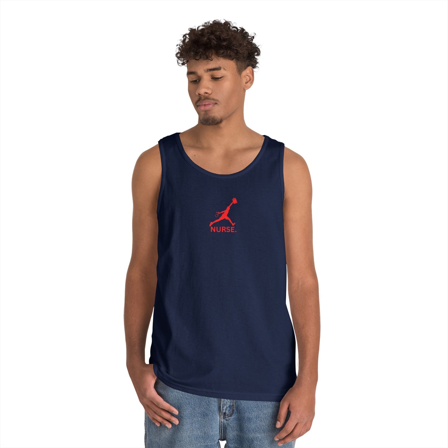 Jumpman nurse work out gear Unisex Heavy Cotton Tank Top
