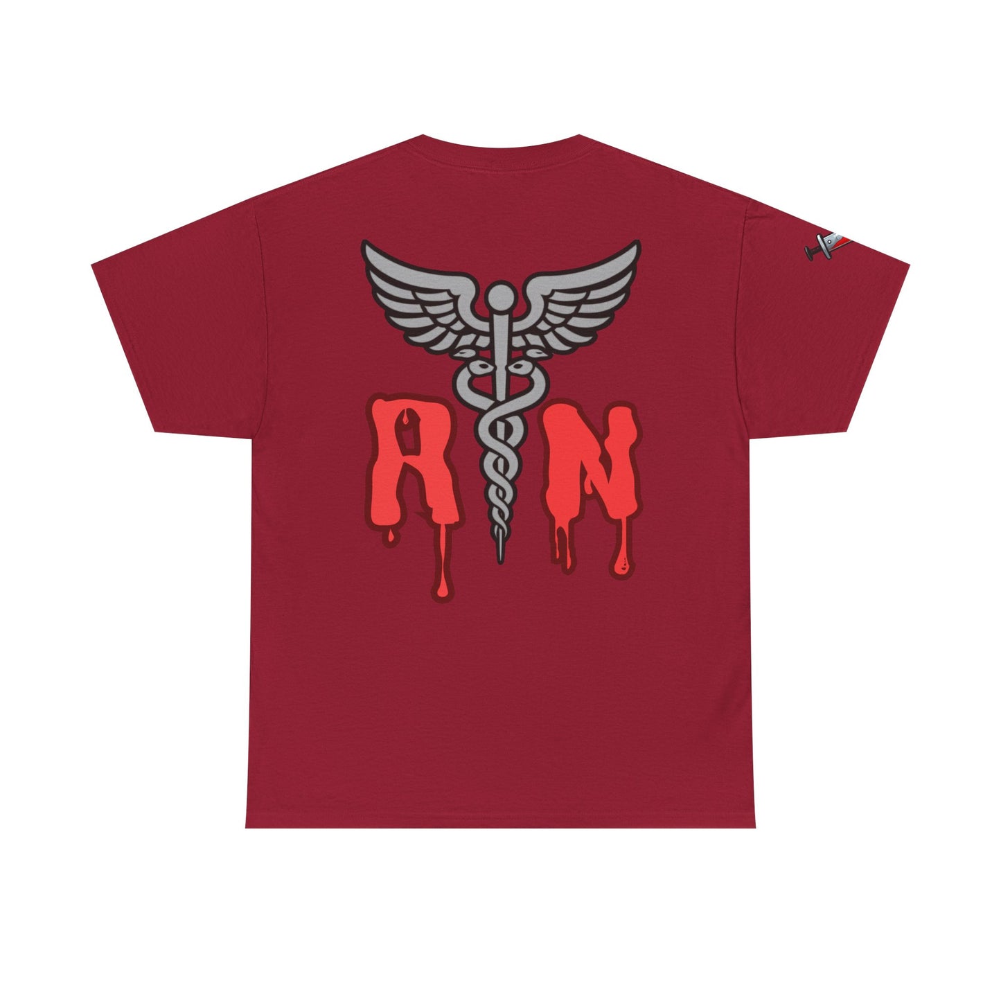 Nursing Halloween t shirt gift Friday the 13th RN T-shirt Jacob hockey mask with spooky RN emblem