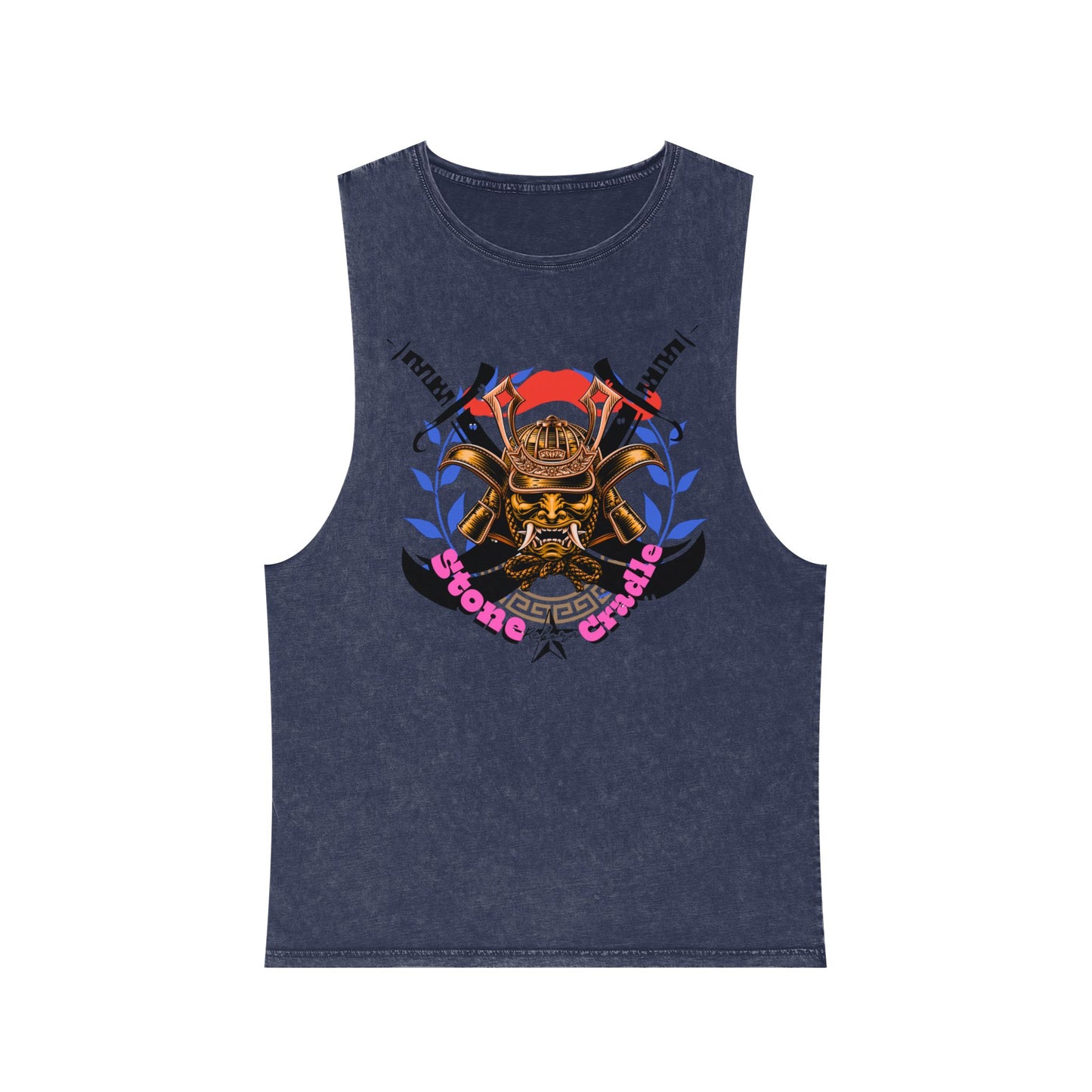 Unisex Stonewash Tank Top Stone cradle (riding)