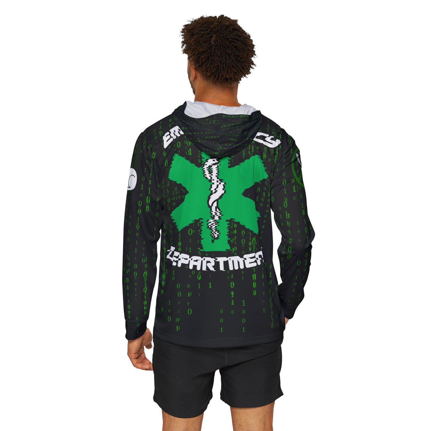 Escape the Matrix Code Emergency Department Sports Warmup Hoodie (AOP)