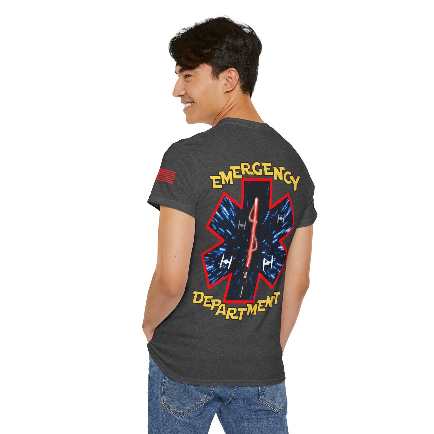 Embrace the dark side galactic Unisex Heavy Cotton Tee