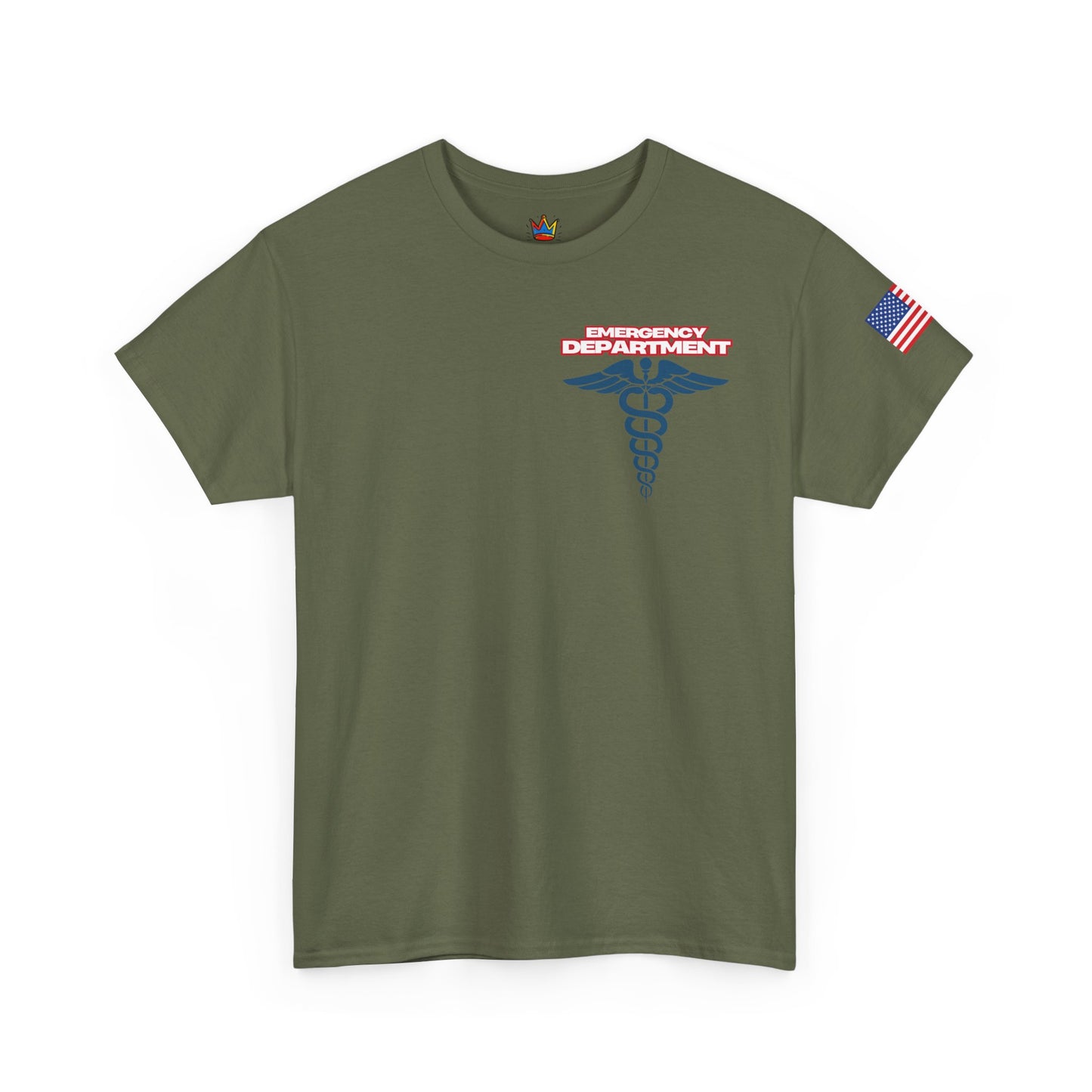 Patriotic Emergency Department T shirt gift for healthcare worker American flag star of life ED t-shirt