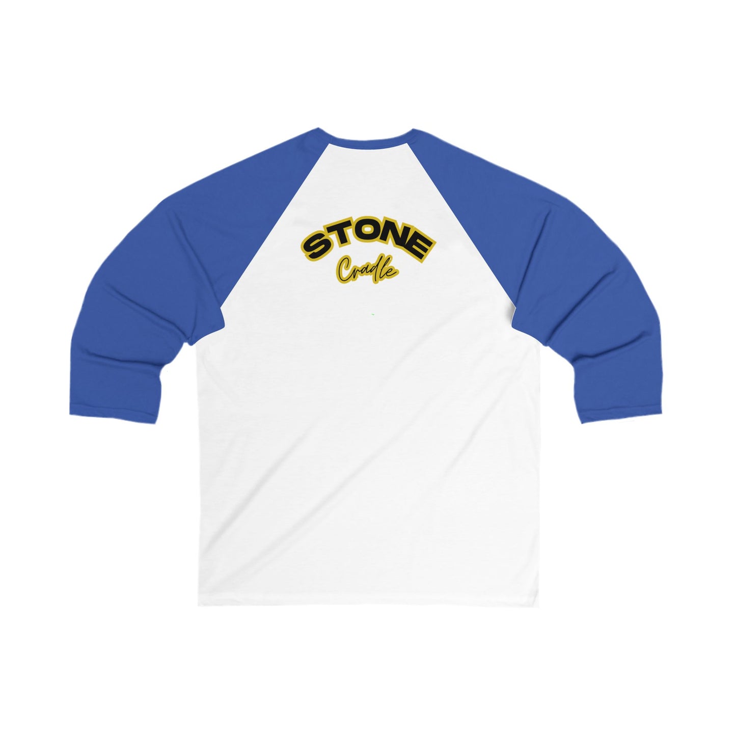 Unisex 3\4 Sleeve Baseball Tee. STONE Cradle