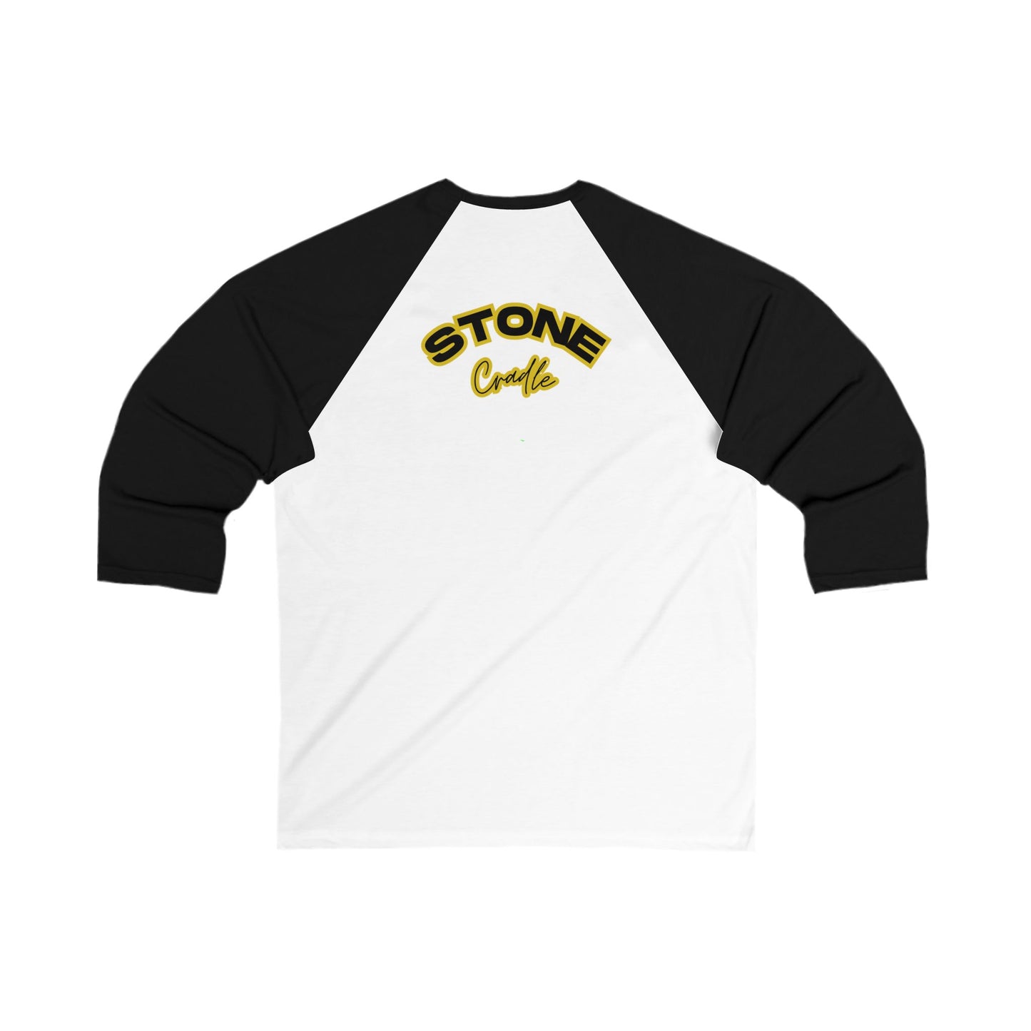 Unisex 3\4 Sleeve Baseball Tee. STONE Cradle