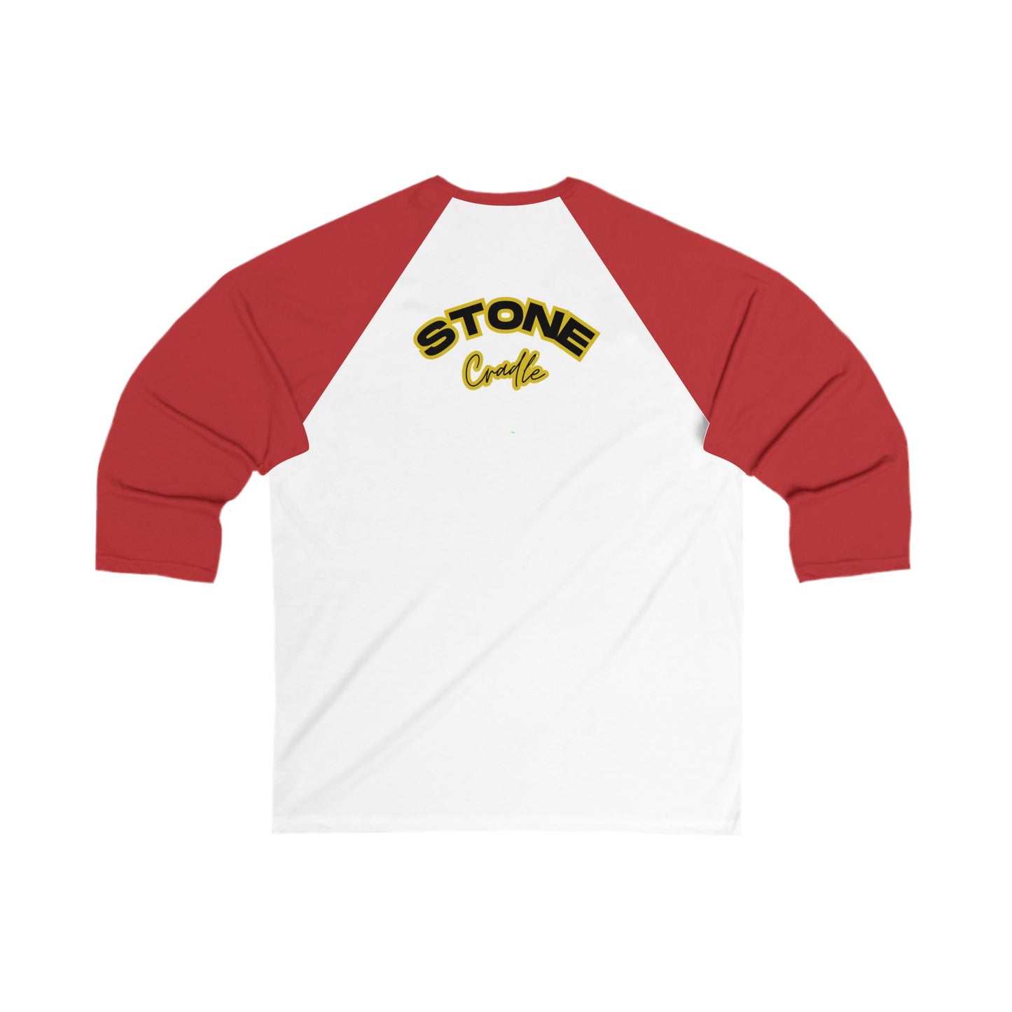 Unisex 3\4 Sleeve Baseball Tee. STONE Cradle