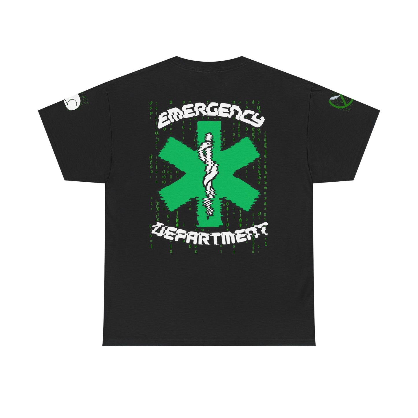 Matrix Emergency Department T Shirt, ER Worker Tee, White Rabbit Code Apparel, No Spoon Graphic Top, Unisex Cotton Shirt