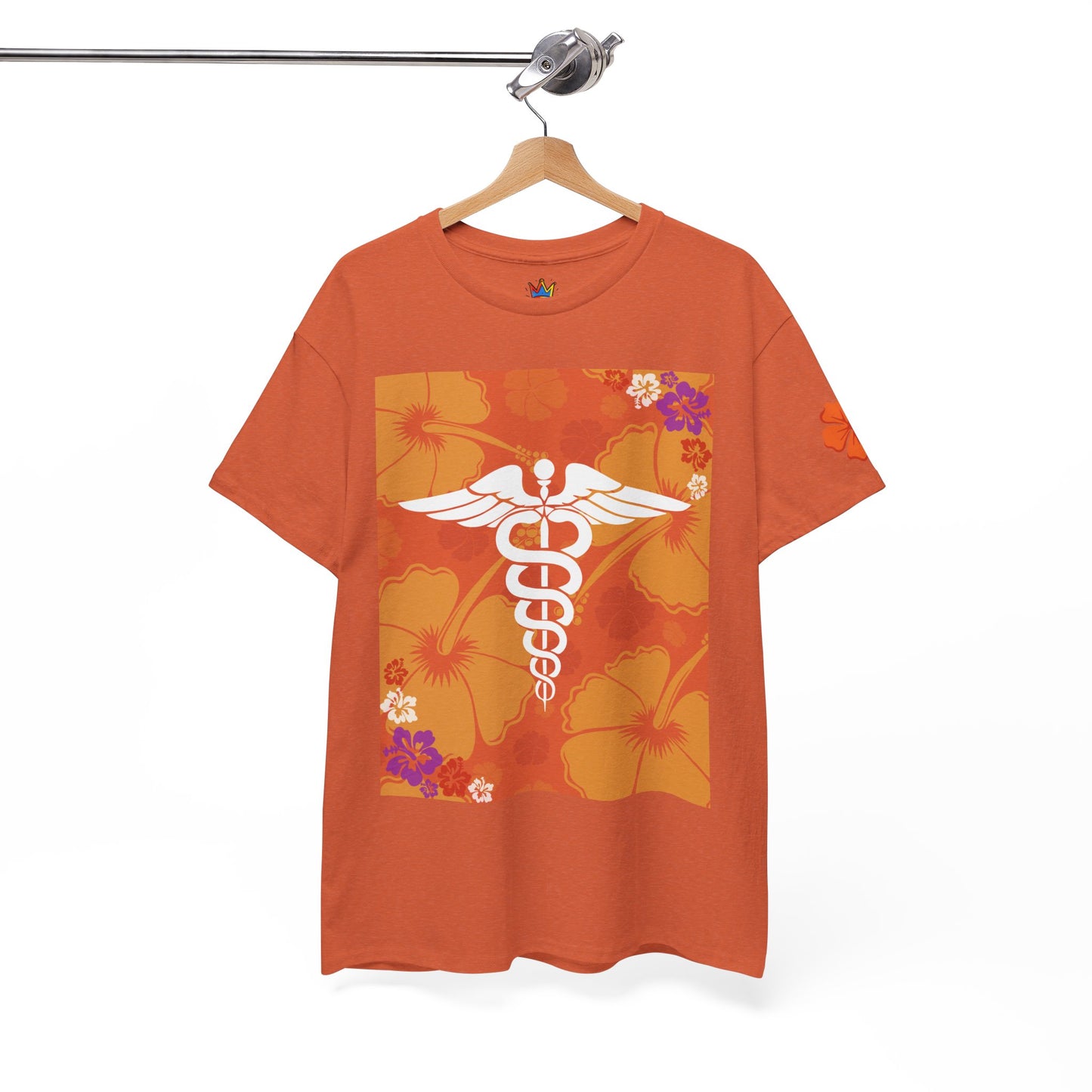 Hawaiian healthcare worker t shirt summer gift for healthcare heroes Unisex Heavy Cotton Tee