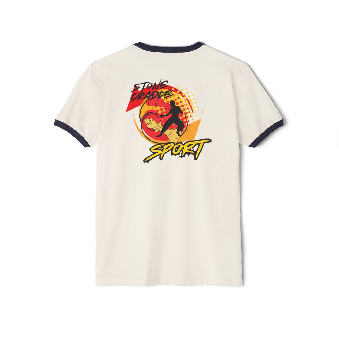 Unisex Cotton Ringer T-Shirt. stone cradle boxing