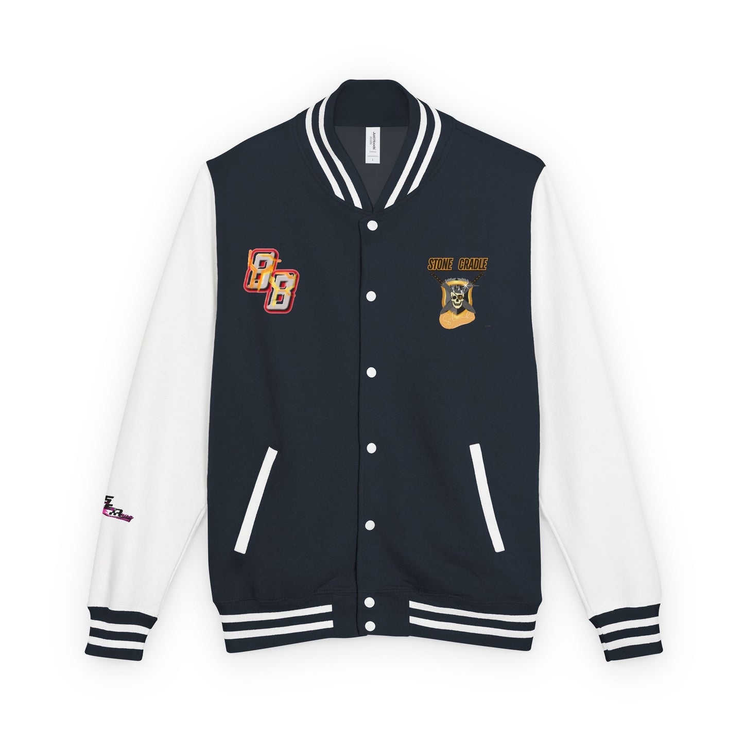 Unisex Heavyweight Letterman Jacket (Stone Cradle)