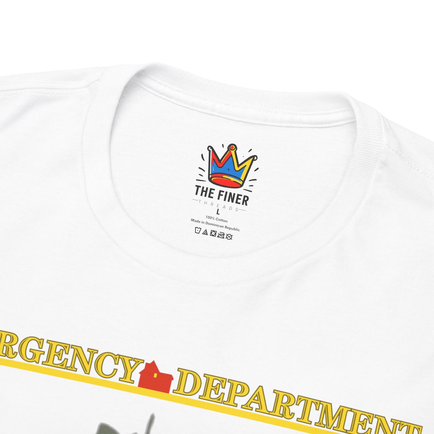 Home Alone in the ED Christmas themed Unisex Heavy Cotton Tee