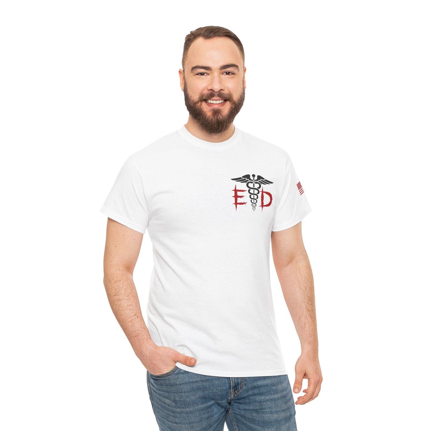 ER halloween clown t shirt Unisex Heavy Cotton Tee