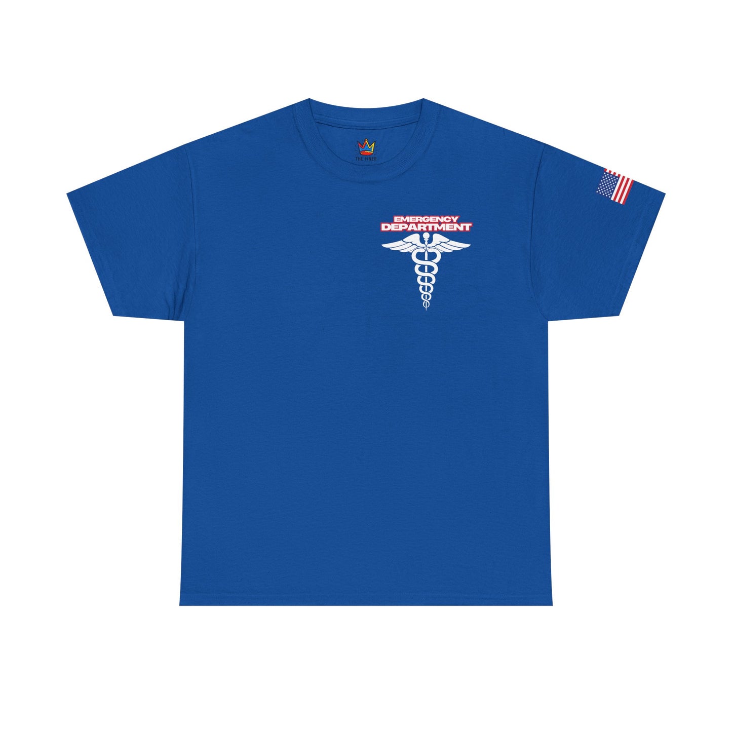 Patriotic Emergency Department T shirt gift for healthcare worker American flag star of life ED t-shirt