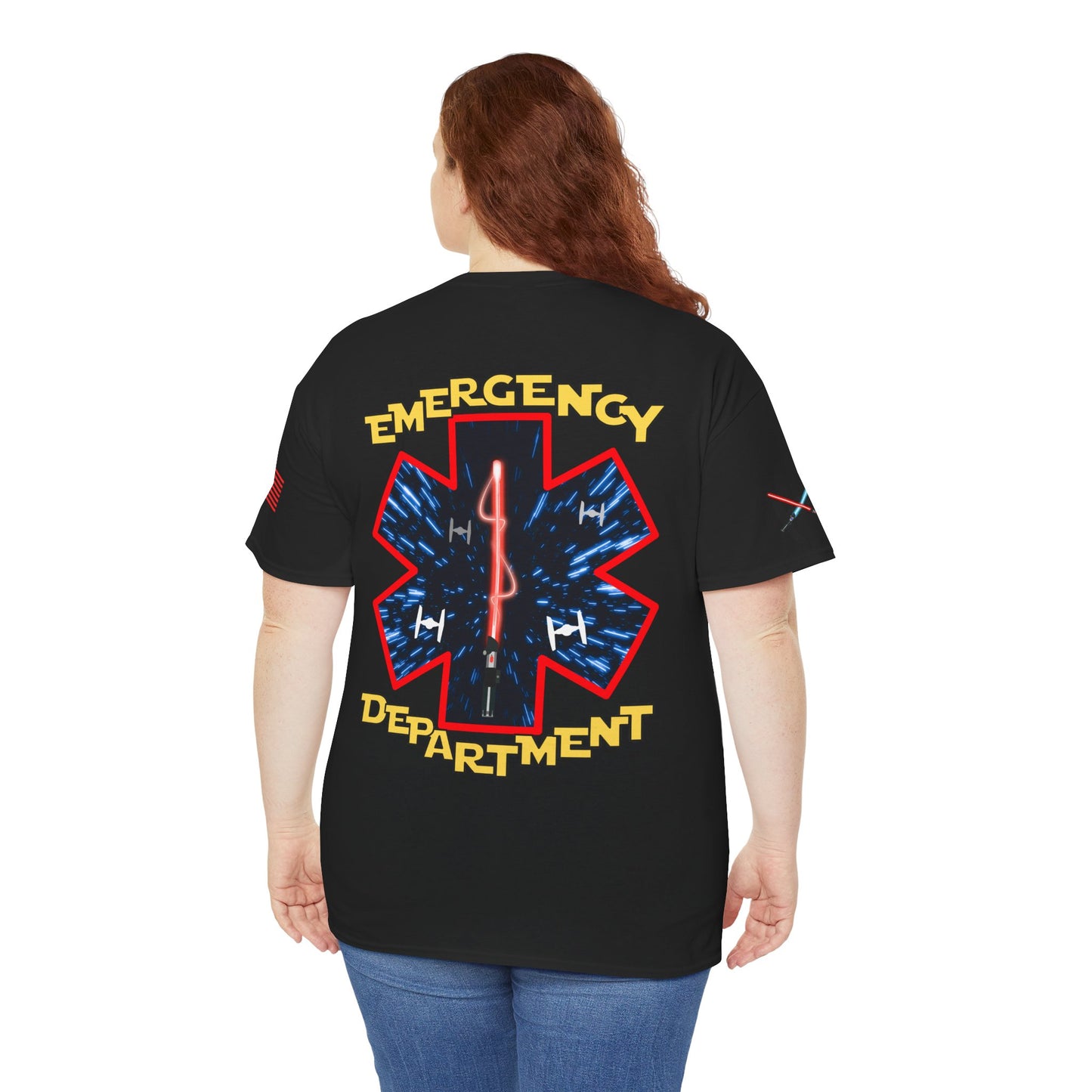 Embrace the dark side galactic Unisex Heavy Cotton Tee