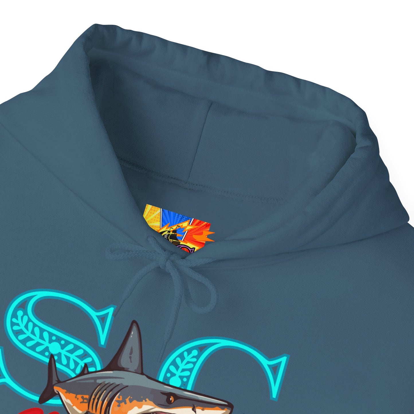 Hooded sweat shirt (stone cradle) stranded line