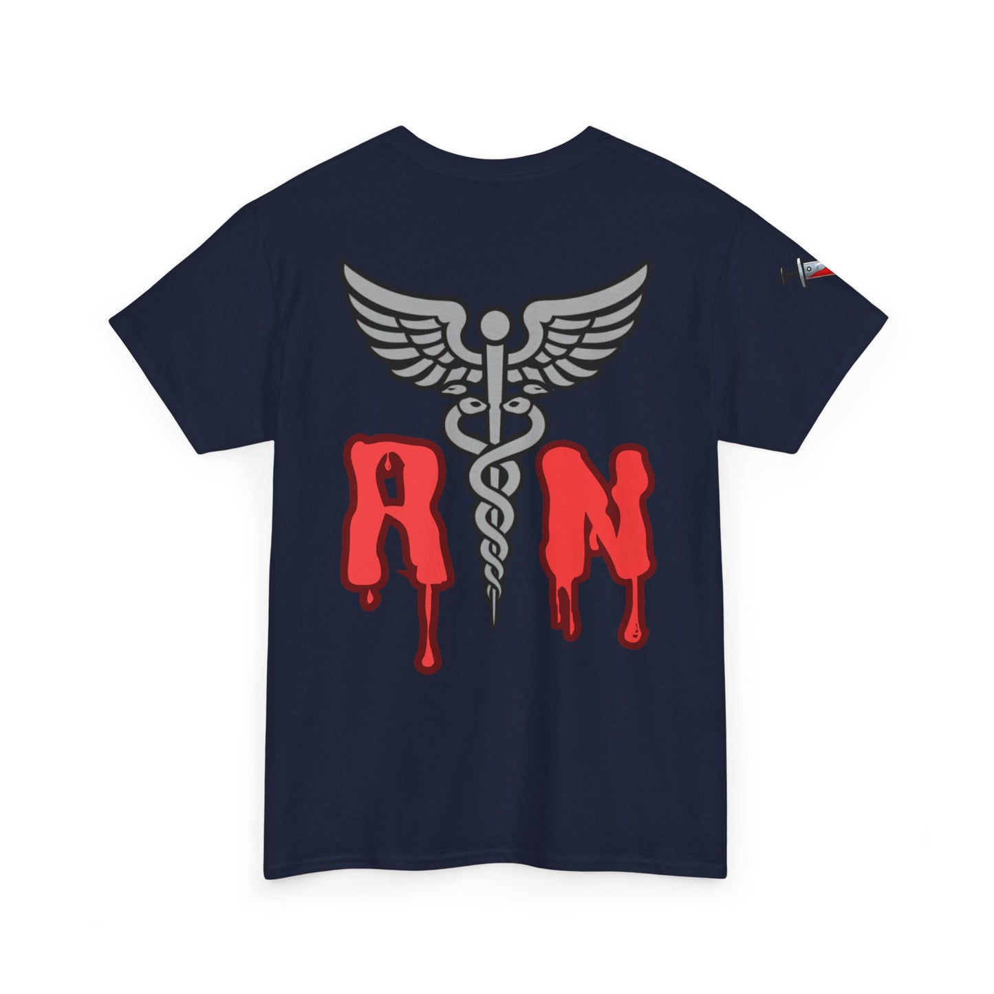 Nursing Halloween t shirt gift Friday the 13th RN T-shirt Jacob hockey mask with spooky RN emblem