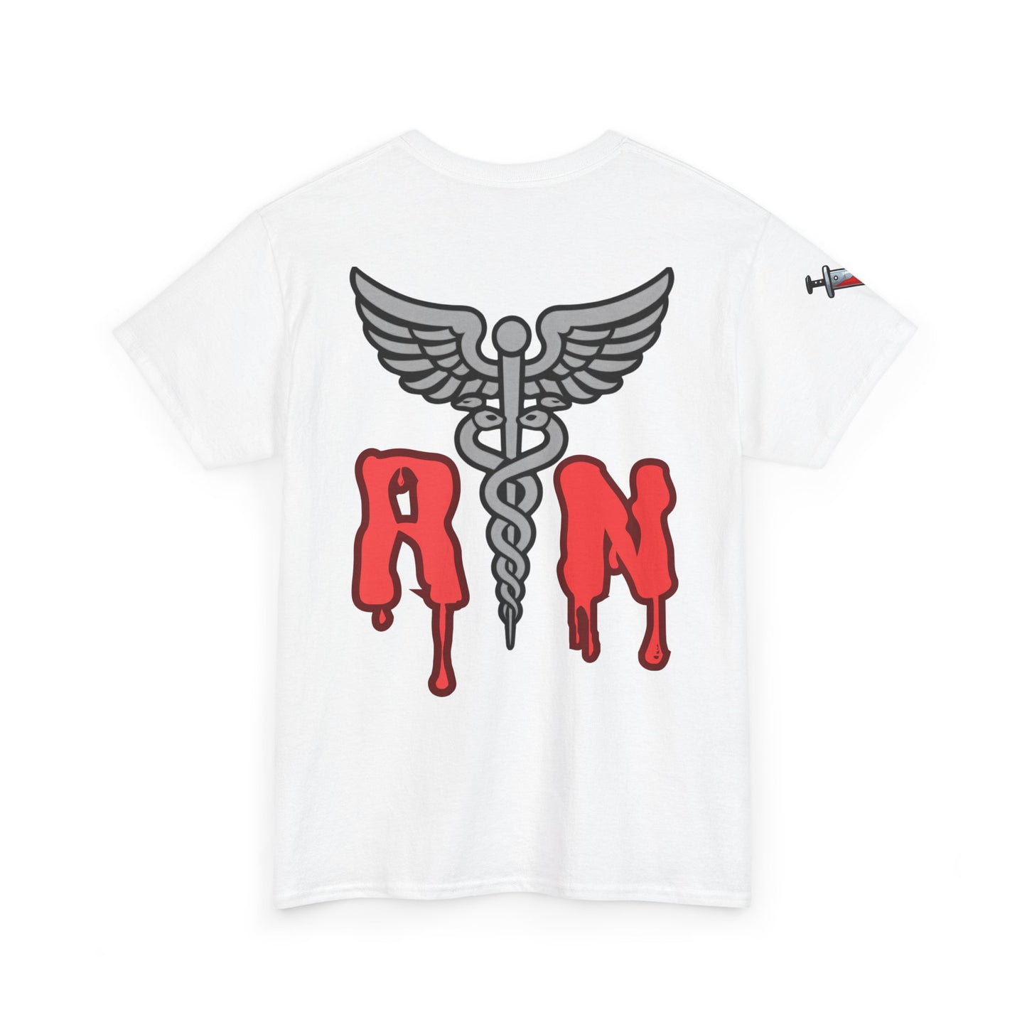 Nursing Halloween t shirt gift Friday the 13th RN T-shirt Jacob hockey mask with spooky RN emblem