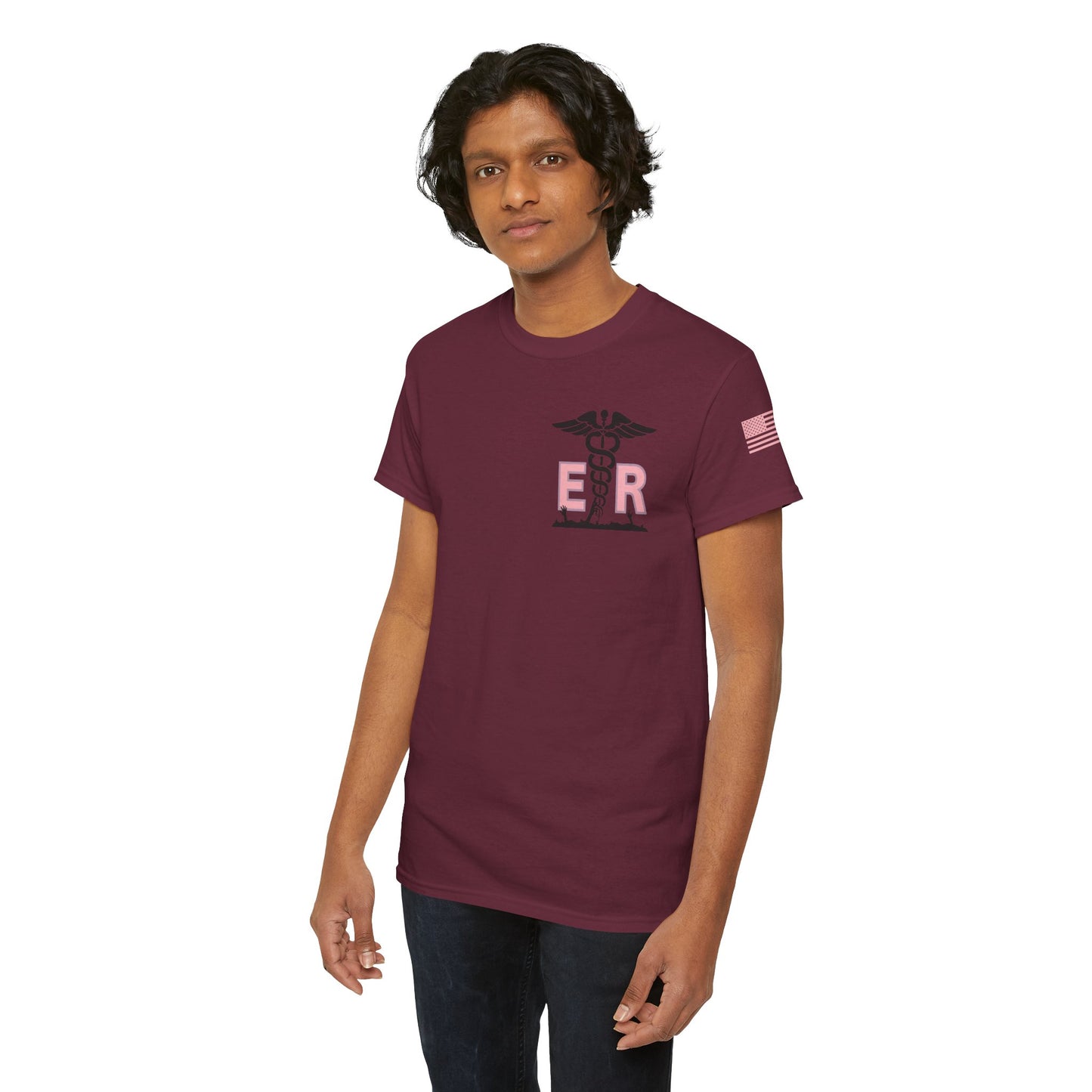 ER Halloween strawberry moon Night of the Living Dead t shirt Unisex Heavy Cotton Tee