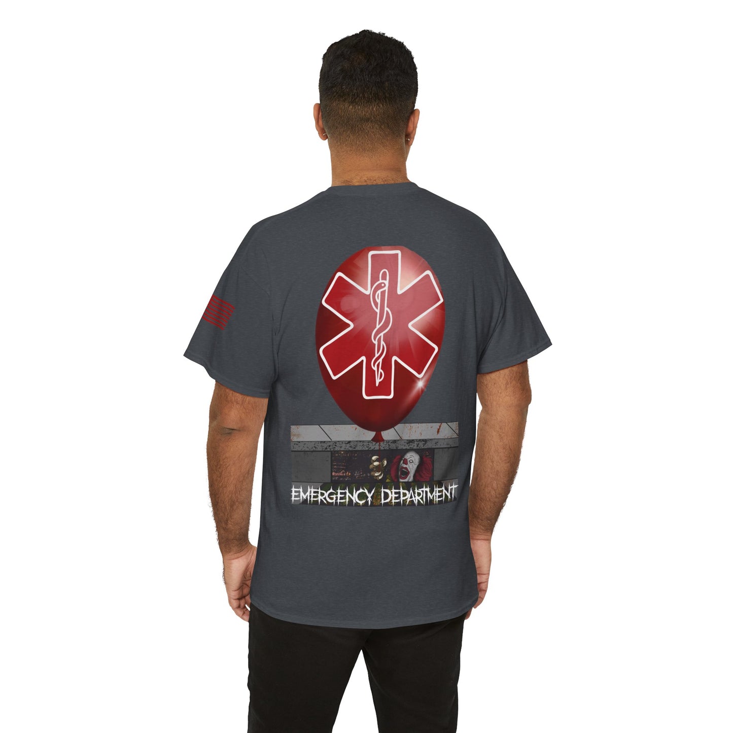 ER halloween clown t shirt Unisex Heavy Cotton Tee