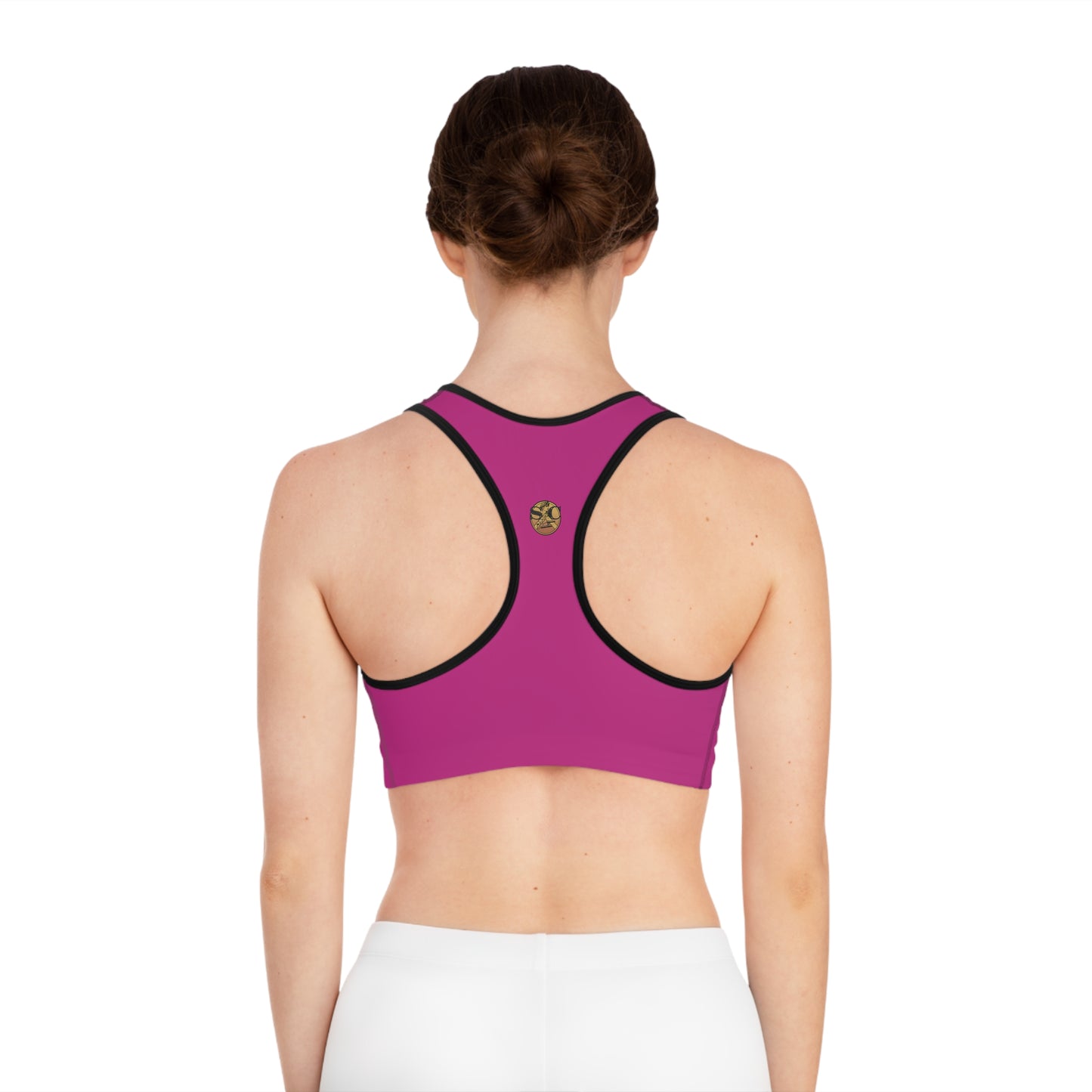 R Sports Bra (AOP . STONE CRADLE